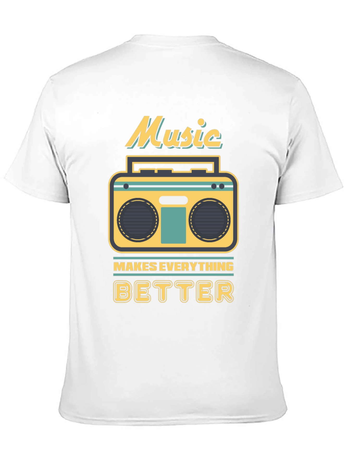 Music Makes Everything Better Graphic T-Shirt