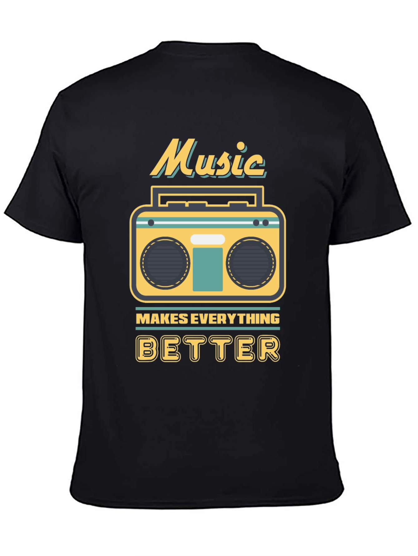Music Makes Everything Better Graphic T-Shirt