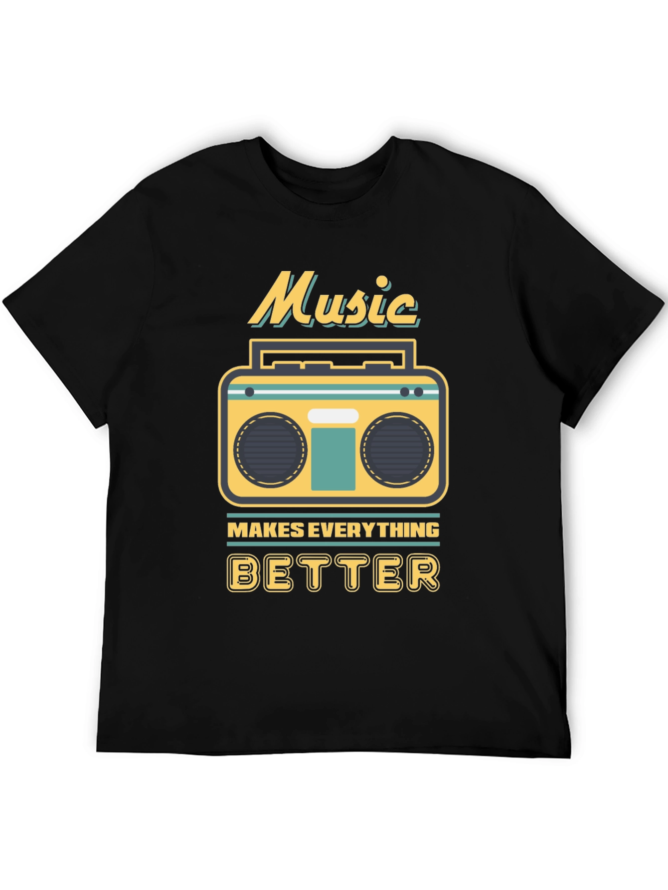 Music Makes Everything Better Graphic T-Shirt