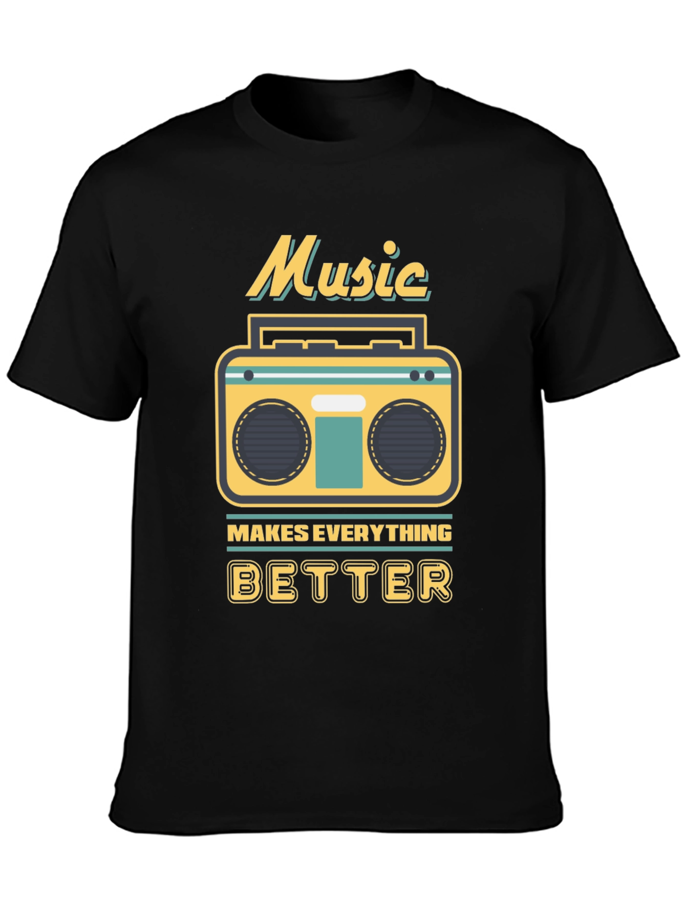 Music Makes Everything Better Graphic T-Shirt