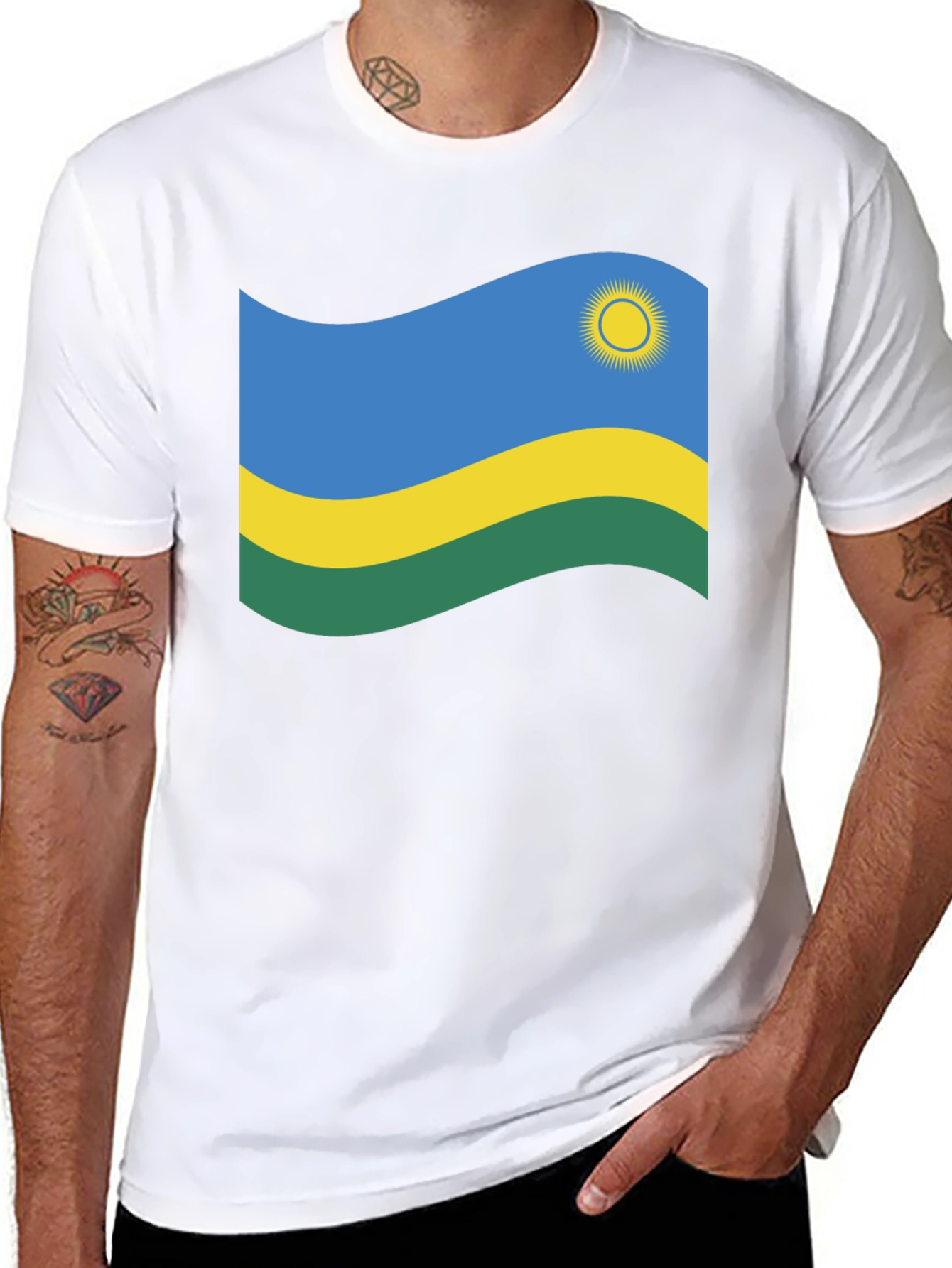 Rwanda Flag T-Shirt