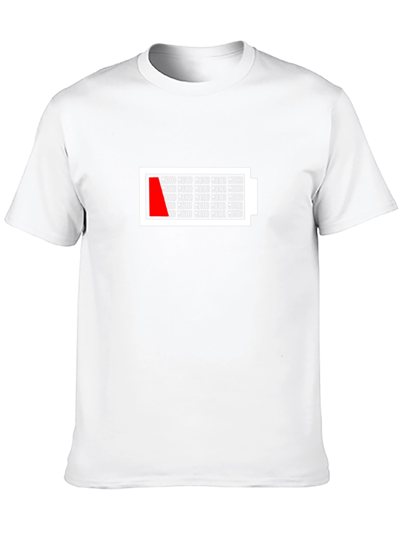 Mood Battery Level T-Shirt - Black