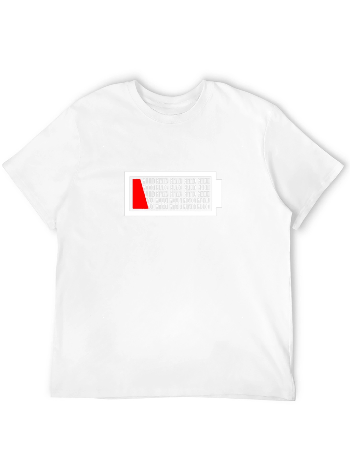 Mood Battery Level T-Shirt - Black