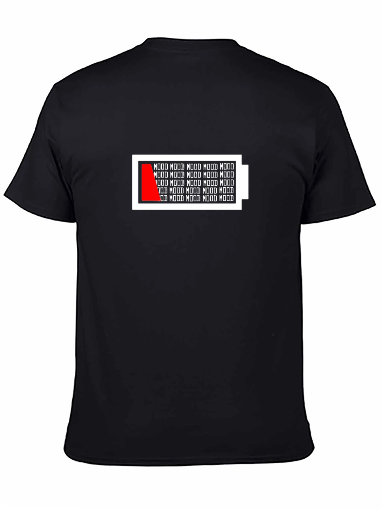 Mood Battery Level T-Shirt - Black