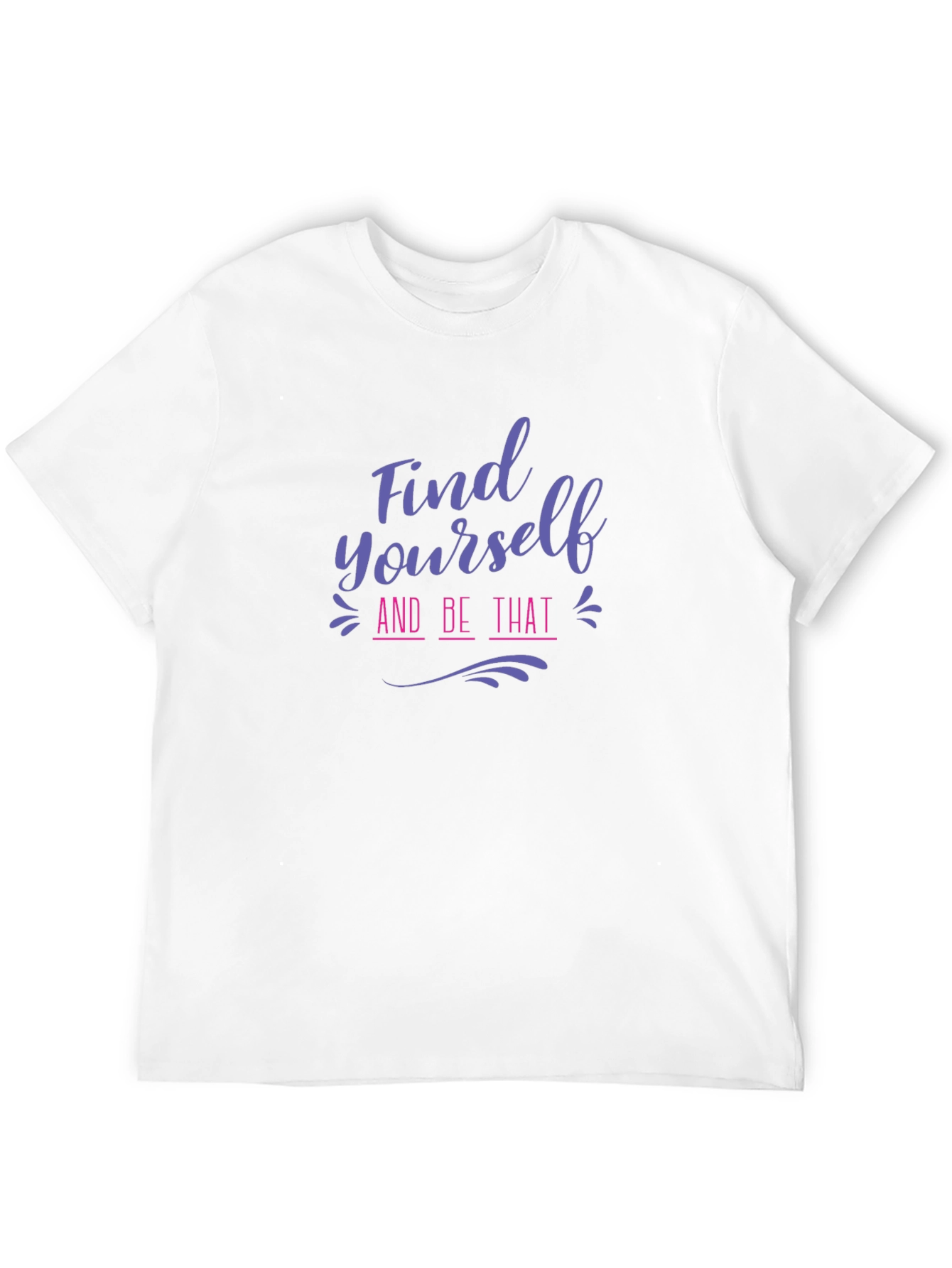 Find Yourself Graphic Tee - Inspiring Black T-Shirt