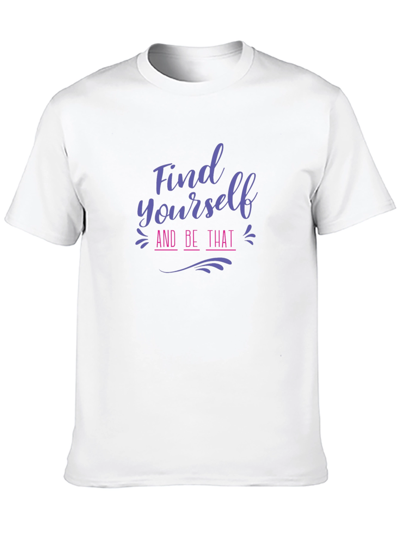 Find Yourself Graphic Tee - Inspiring Black T-Shirt