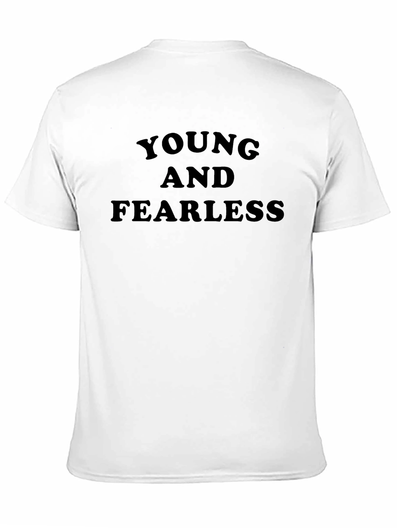 Young and Fearless Black Graphic Tee