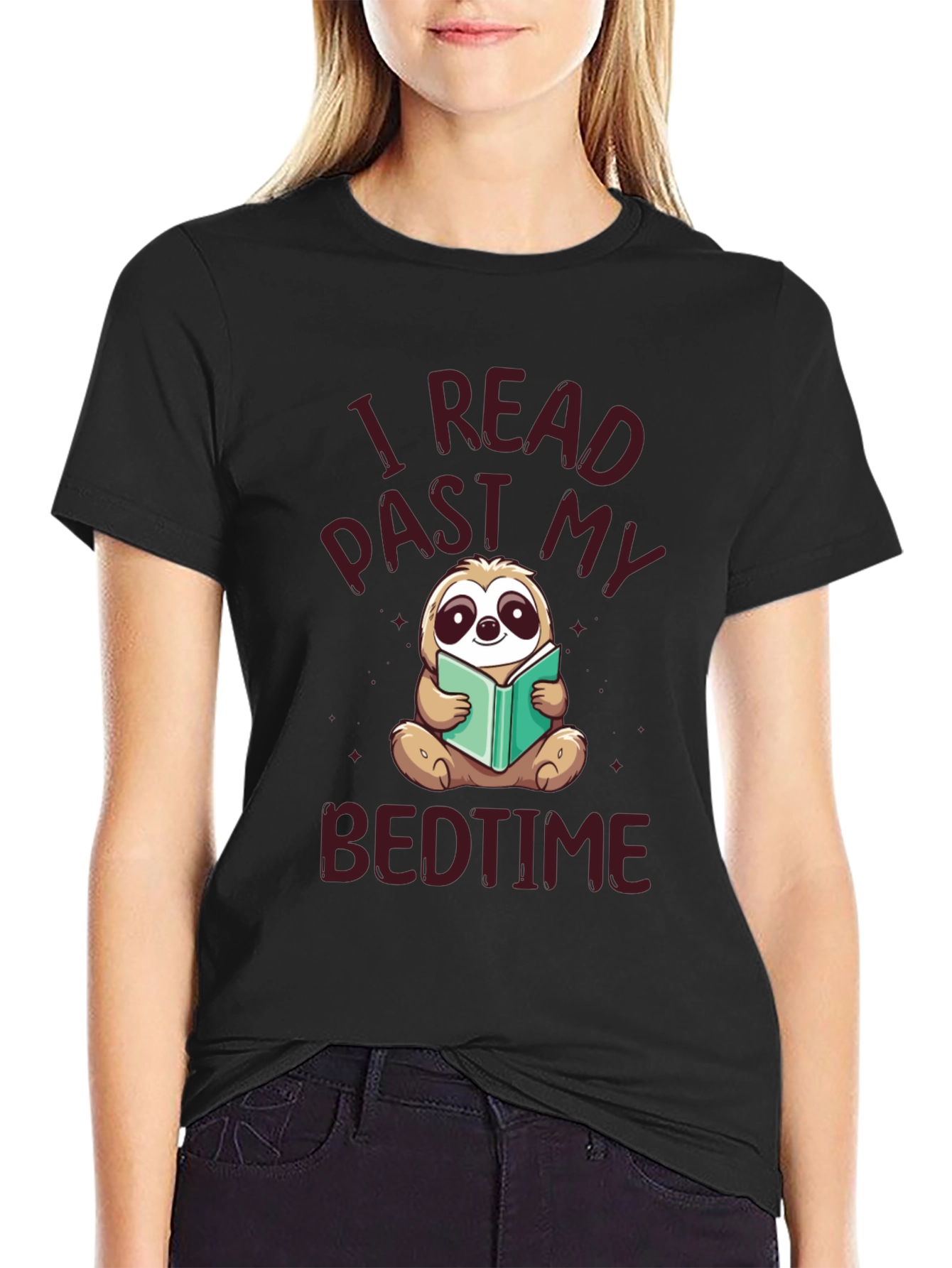 I Read Past My Bedtime Sloth T-Shirt