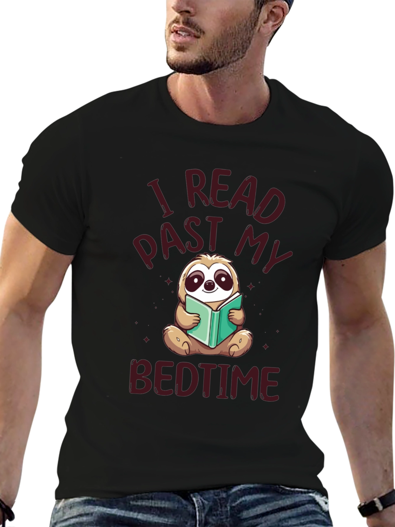 I Read Past My Bedtime Sloth T-Shirt