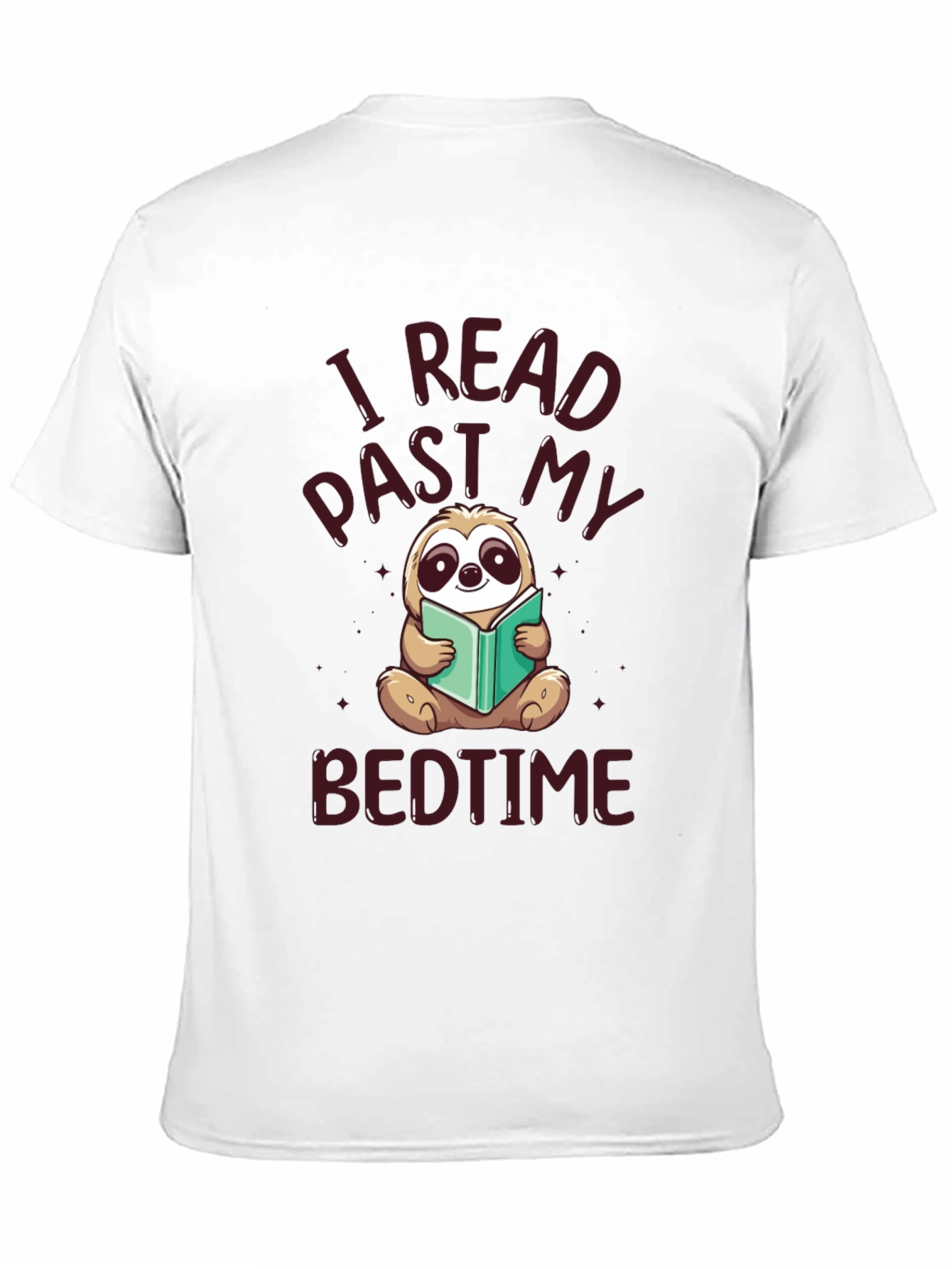 I Read Past My Bedtime Sloth T-Shirt