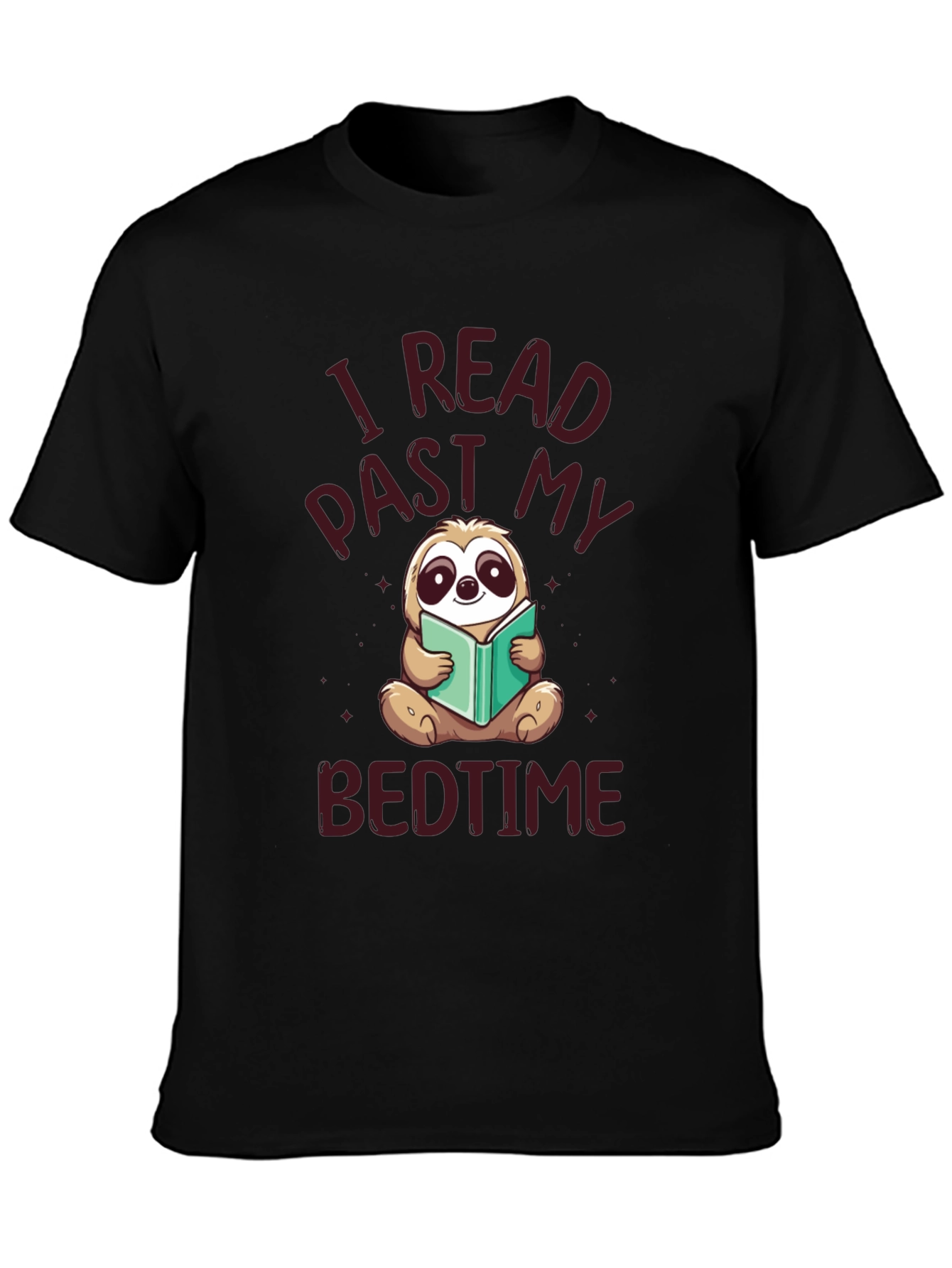 I Read Past My Bedtime Sloth T-Shirt