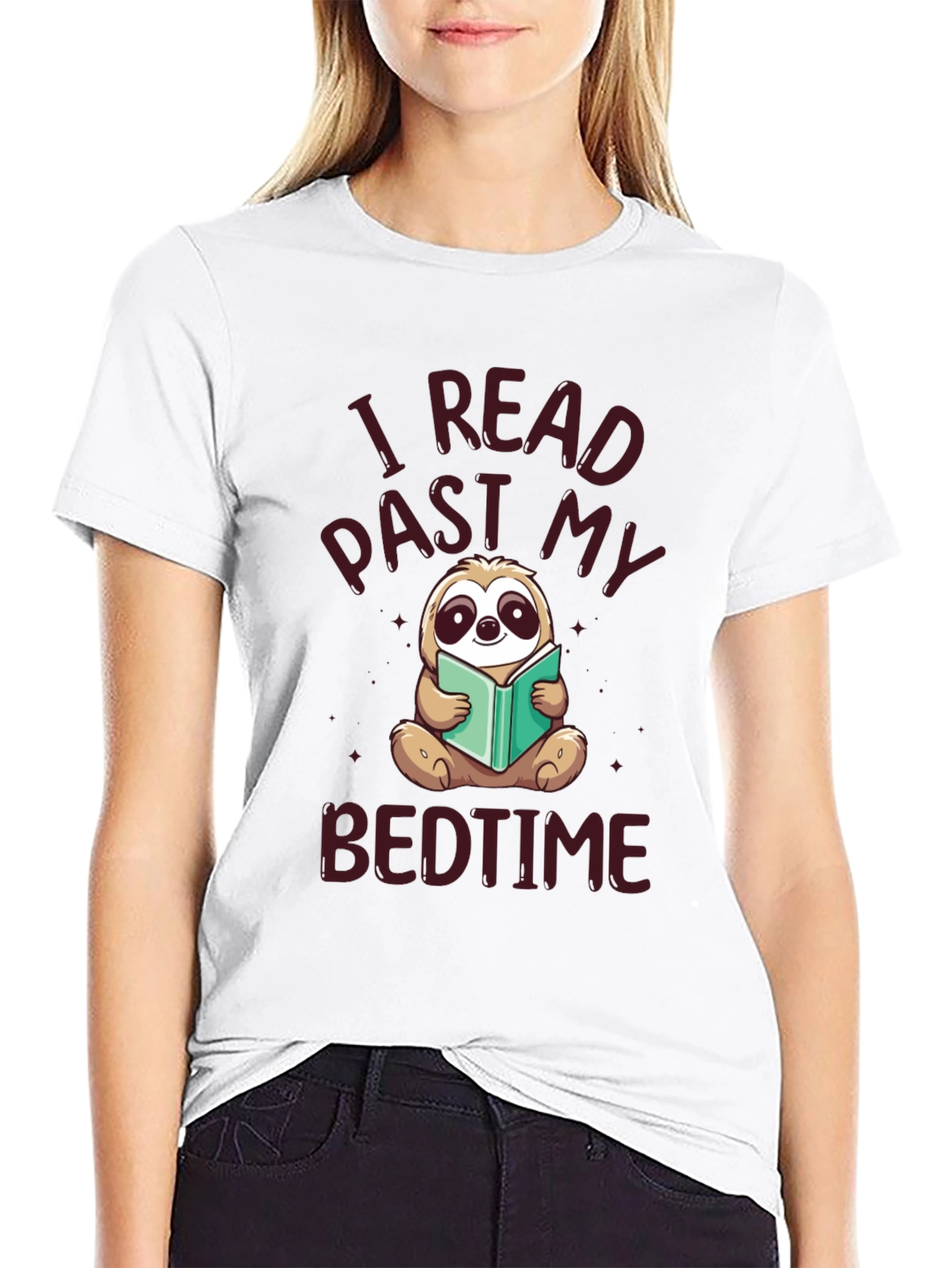 I Read Past My Bedtime Sloth T-Shirt