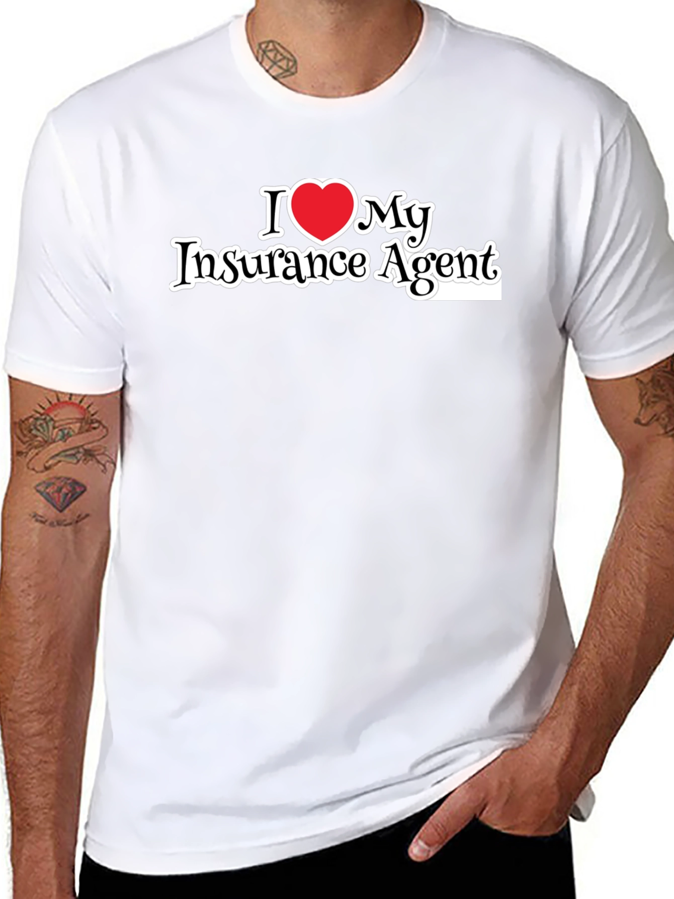 I Heart My Insurance Agent T-Shirt