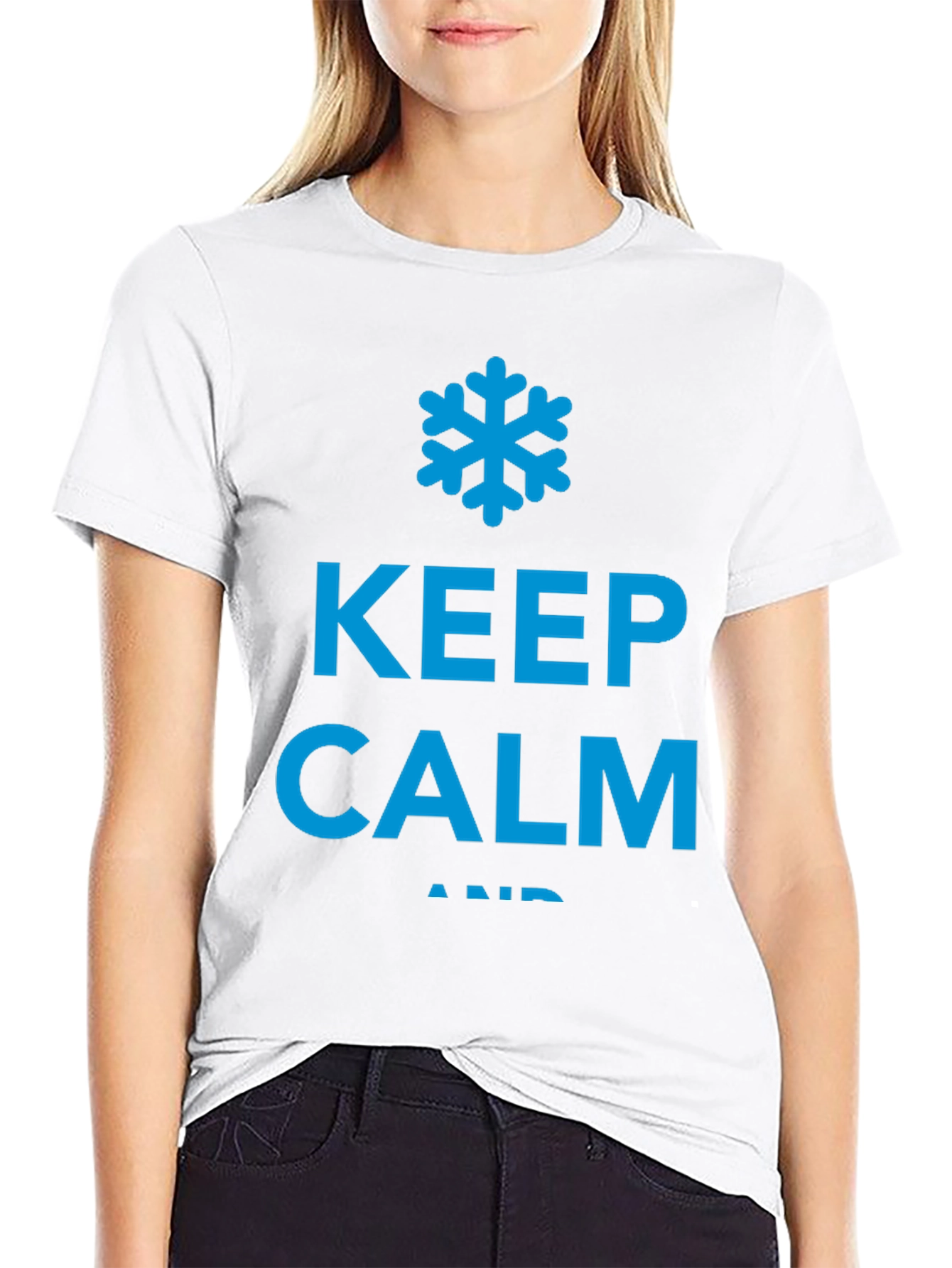 Keep Calm and Chill Black T-Shirt