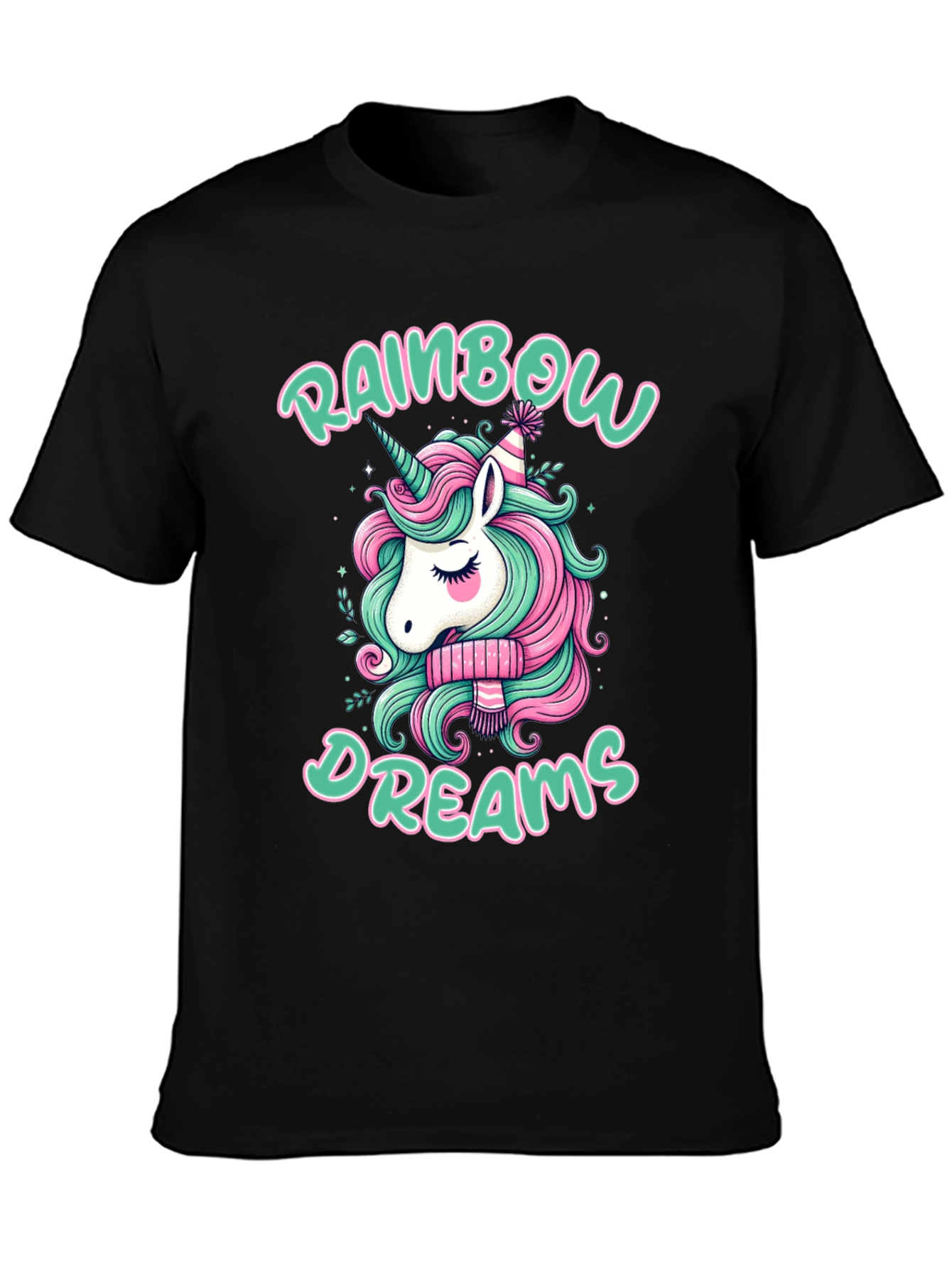 Rainbow Dreams Unicorn Graphic Tee