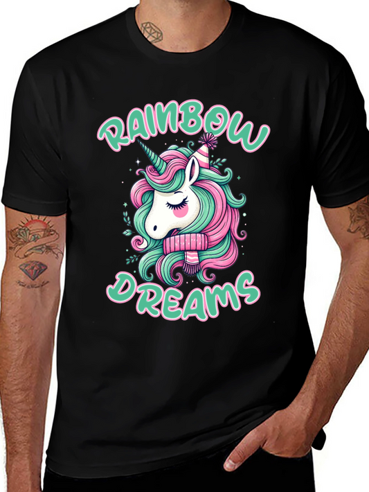 Rainbow Dreams Unicorn Graphic Tee