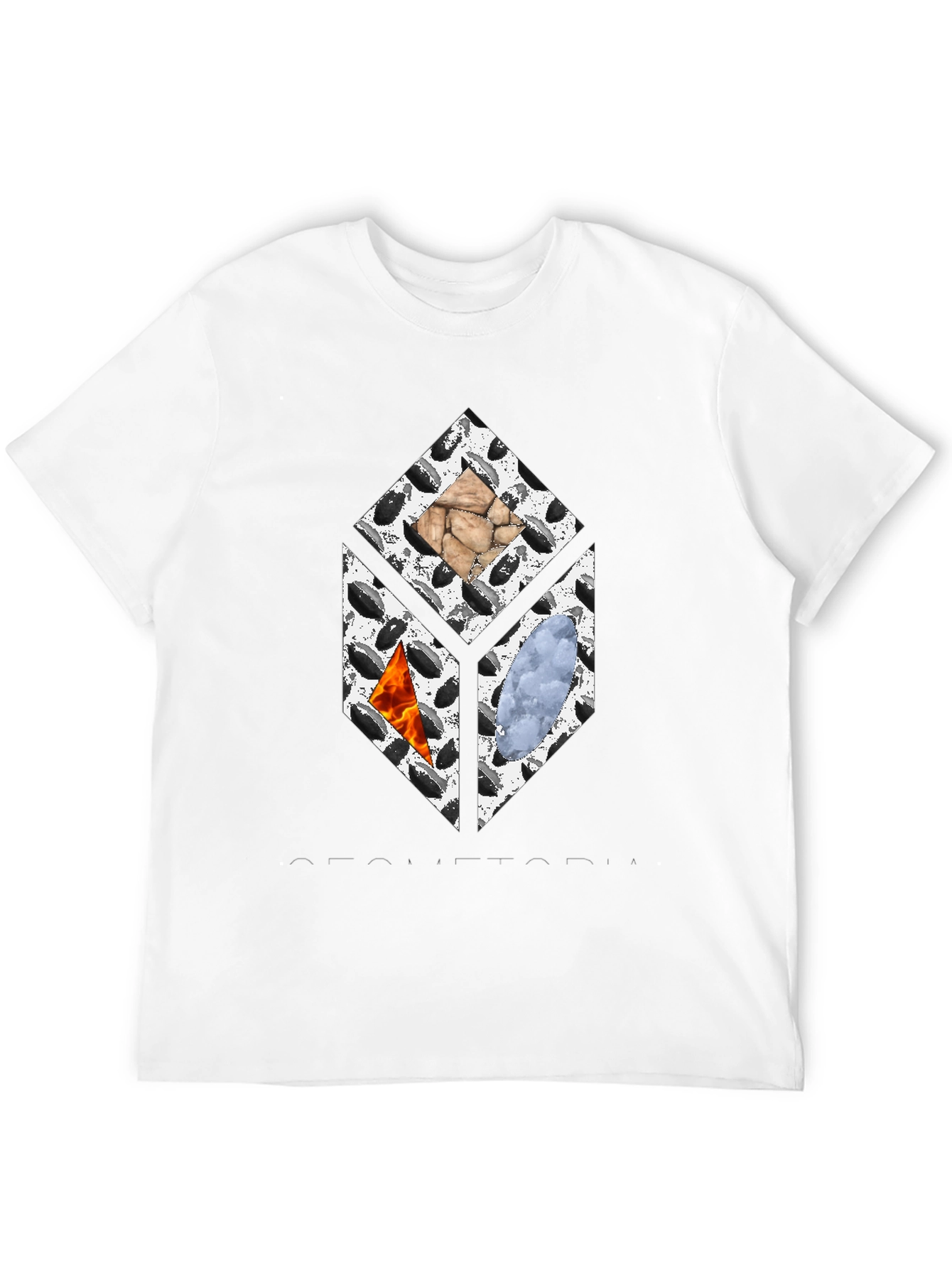Elements Cube Graphic Tee - Black