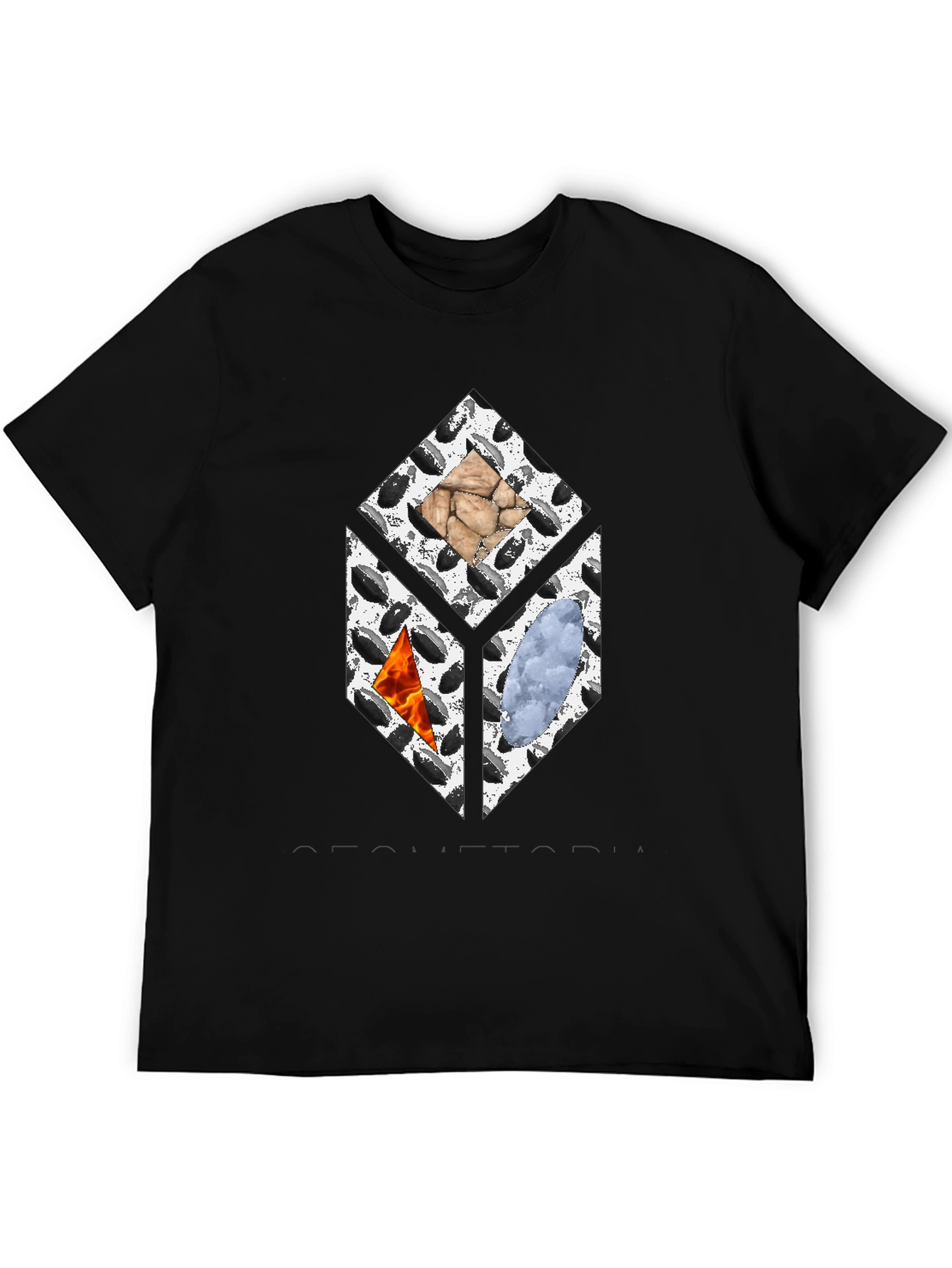 Elements Cube Graphic Tee - Black