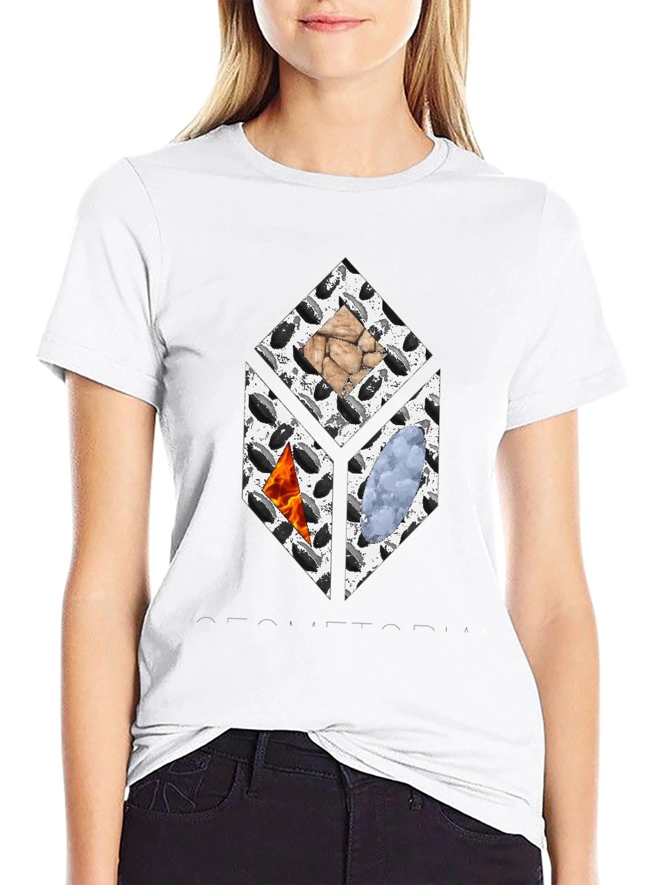 Elements Cube Graphic Tee - Black