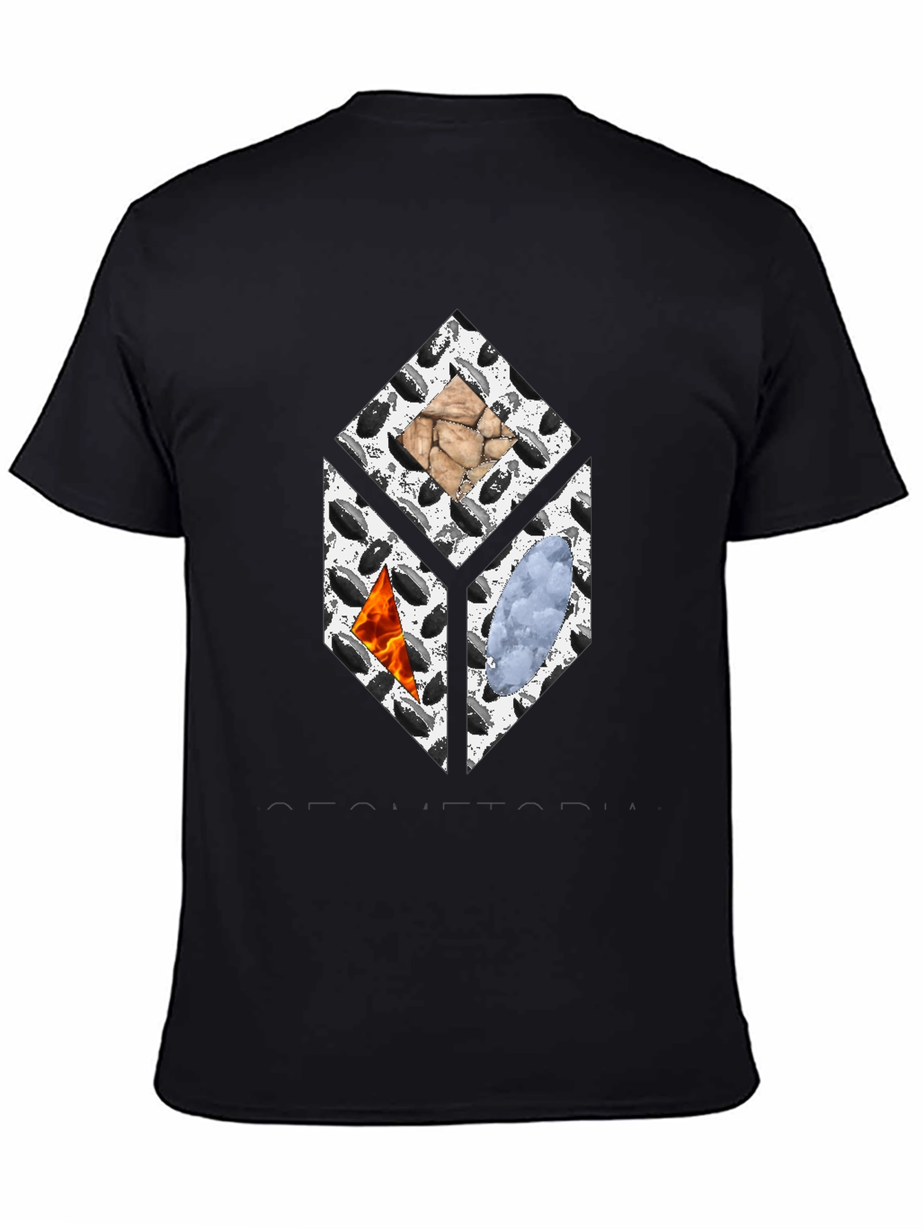 Elements Cube Graphic Tee - Black
