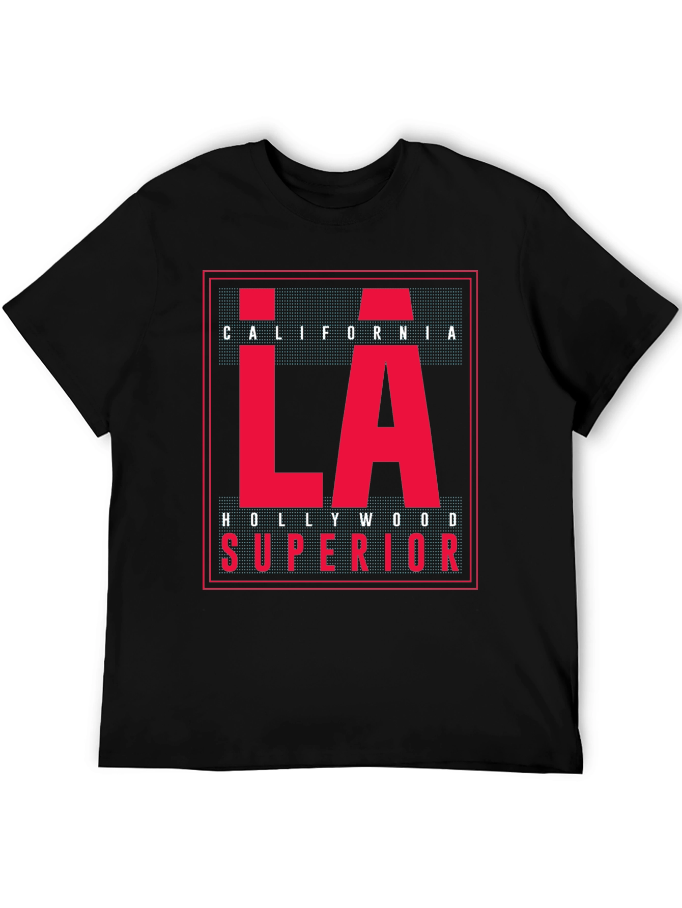 LA California Graphic T-Shirt - Black