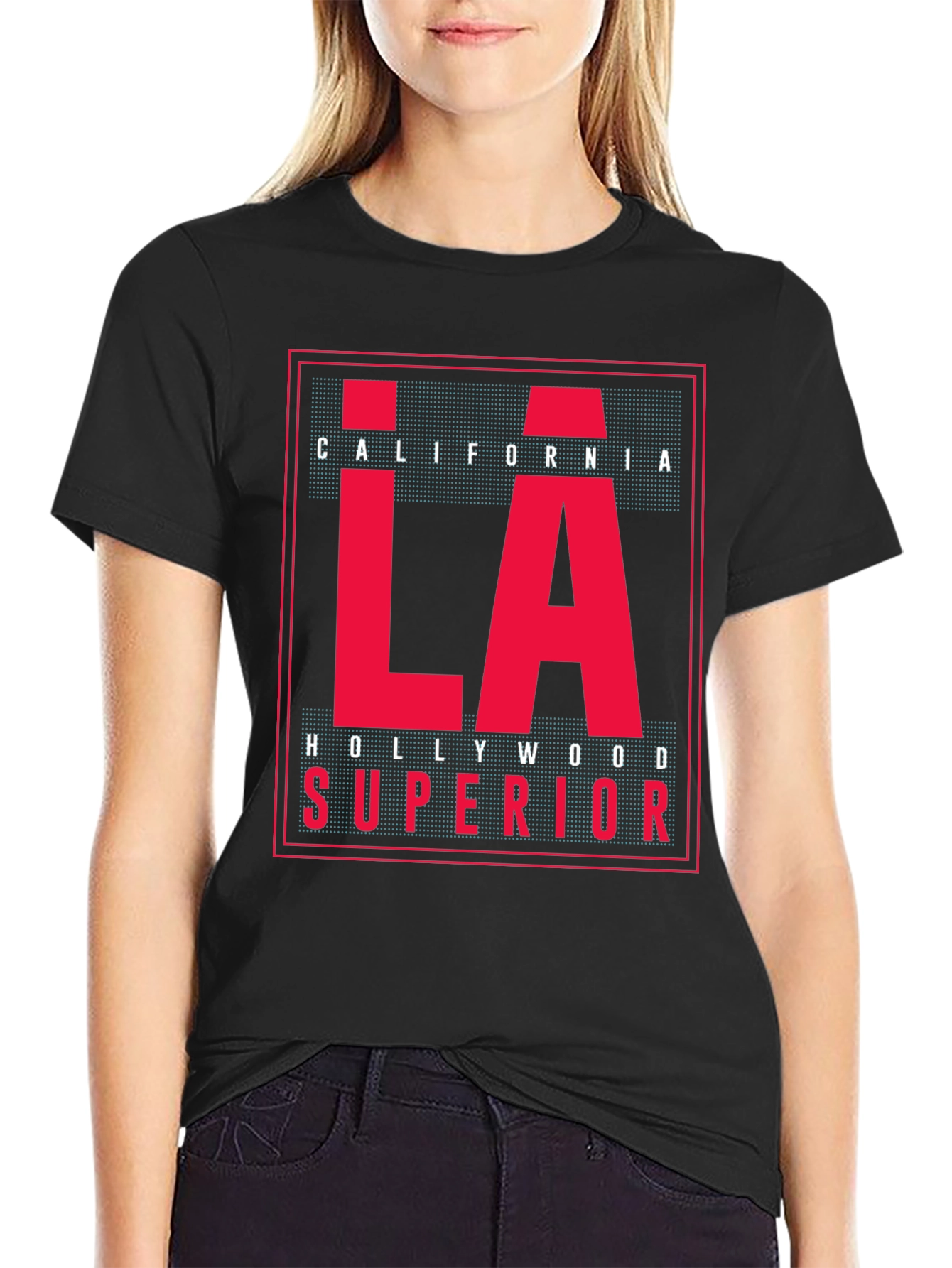 LA California Graphic T-Shirt - Black