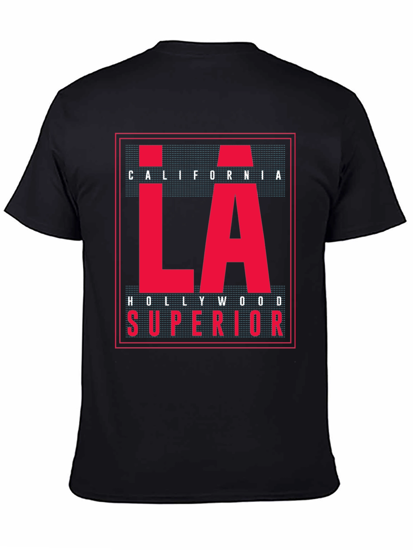 LA California Graphic T-Shirt - Black