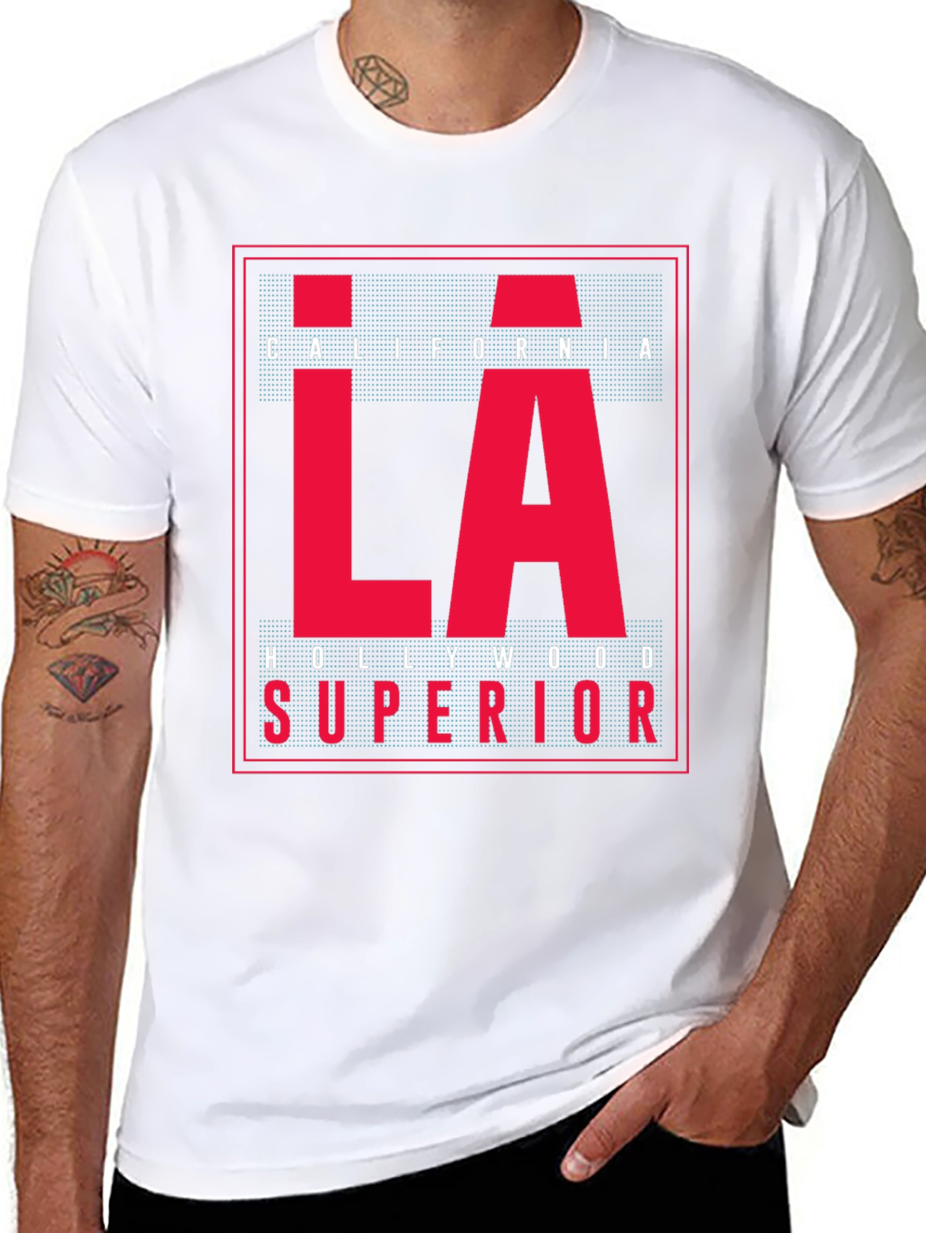 LA California Graphic T-Shirt - Black