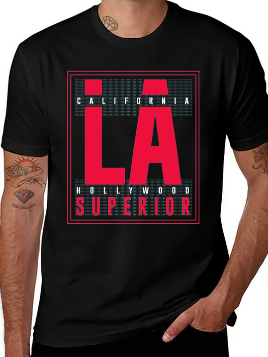LA California Graphic T-Shirt - Black
