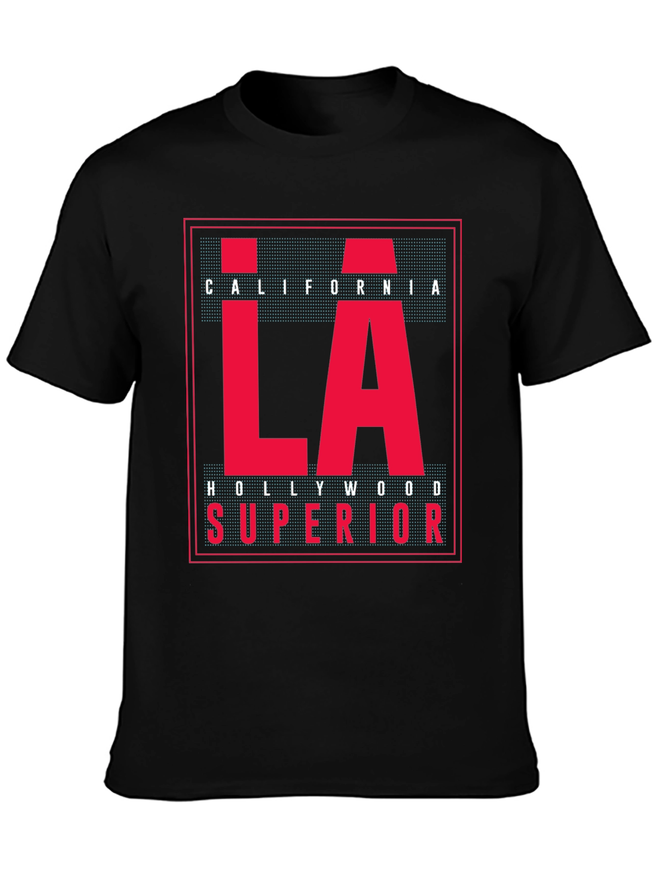 LA California Graphic T-Shirt - Black