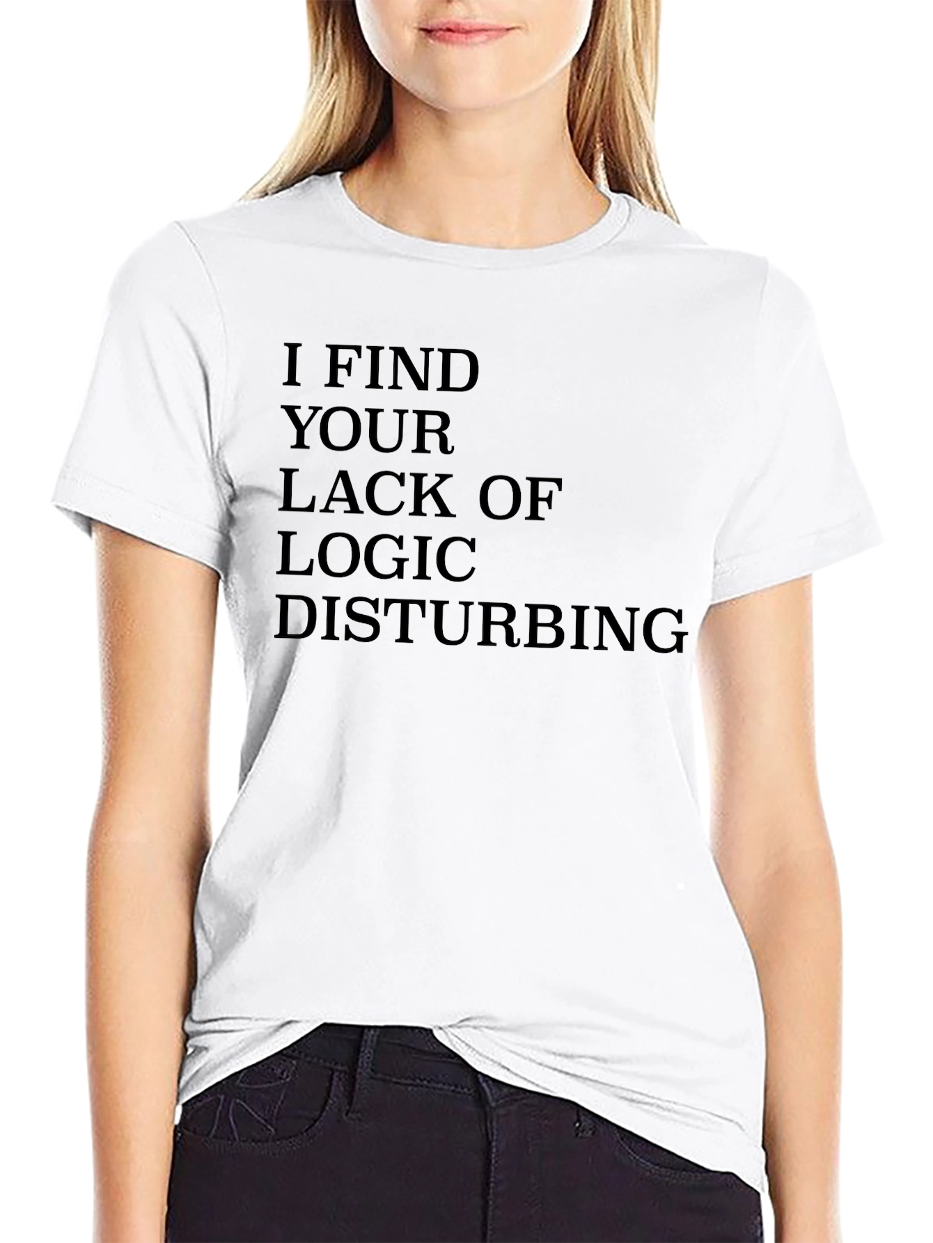 Logic Disturbing T-Shirt - Dark Humor Tee