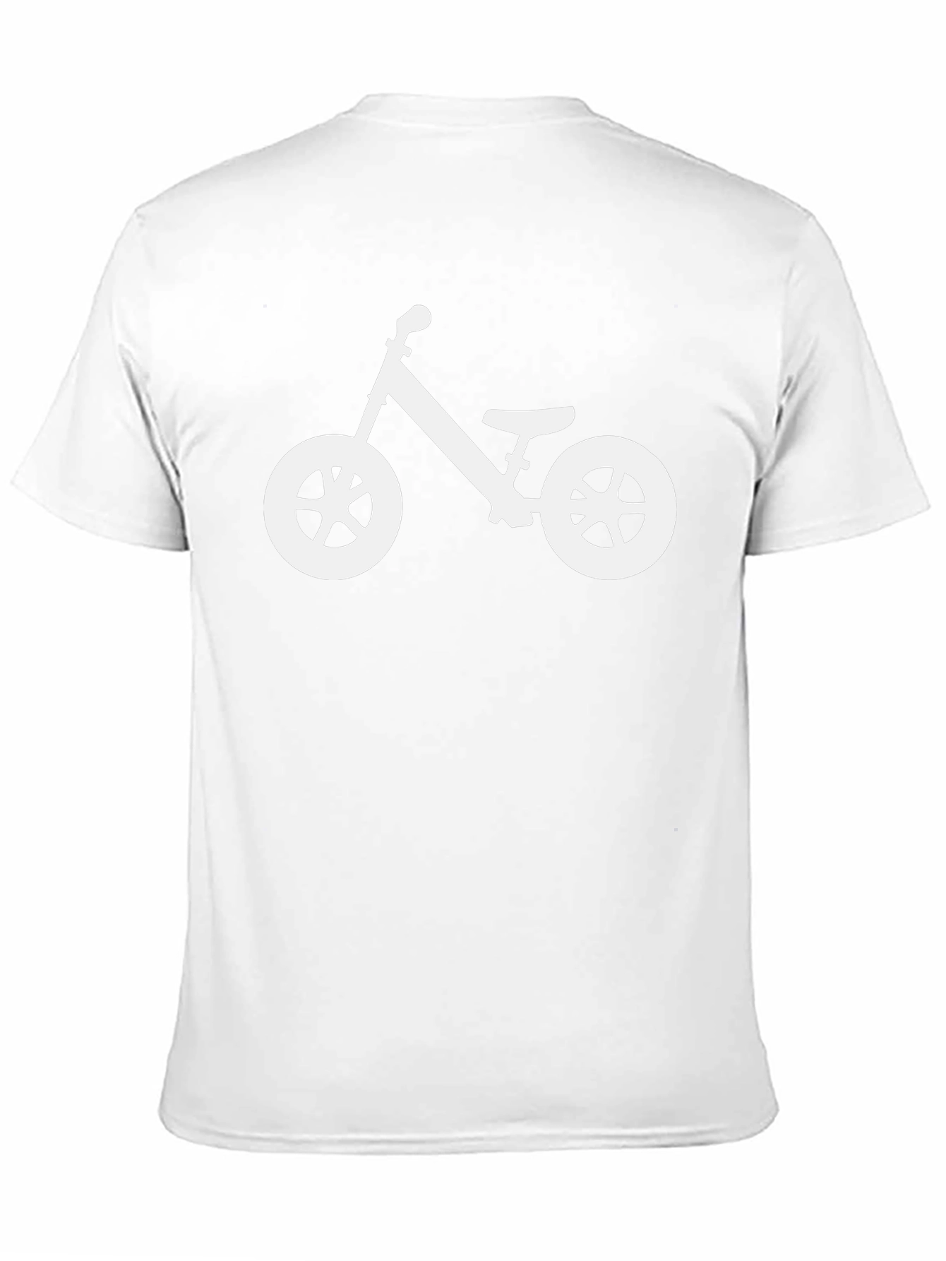 Black T-Shirt with Bike Graphic