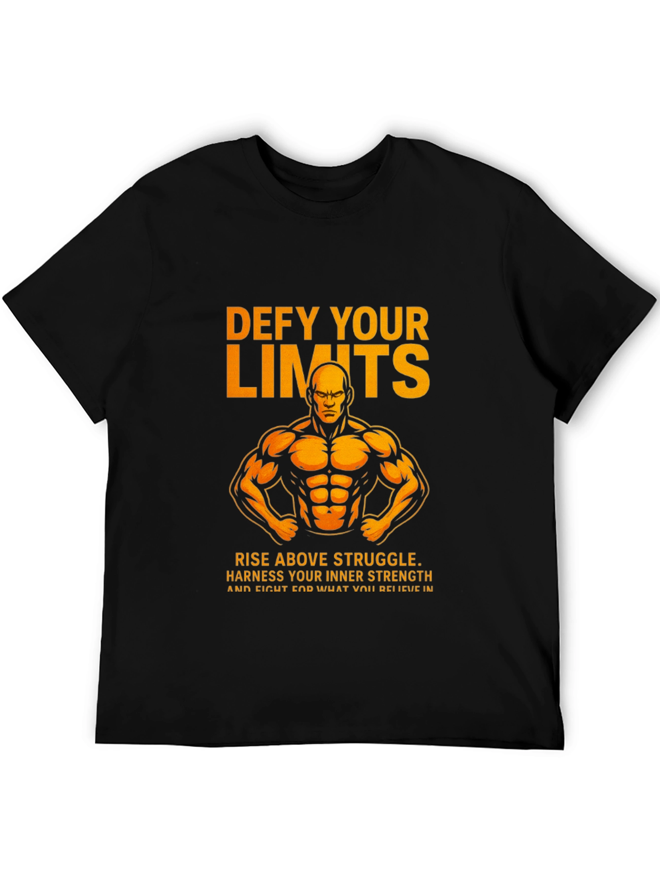 Defy Your Limits Graphic T-Shirt - Black