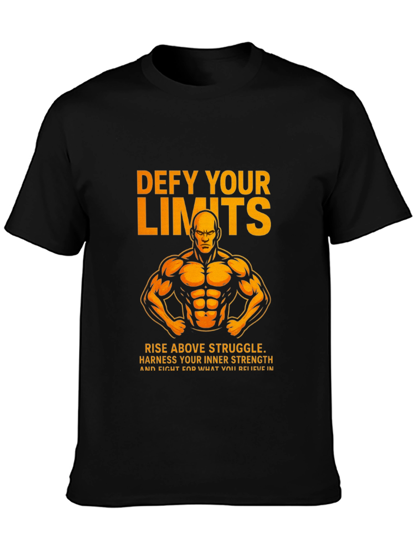 Defy Your Limits Graphic T-Shirt - Black