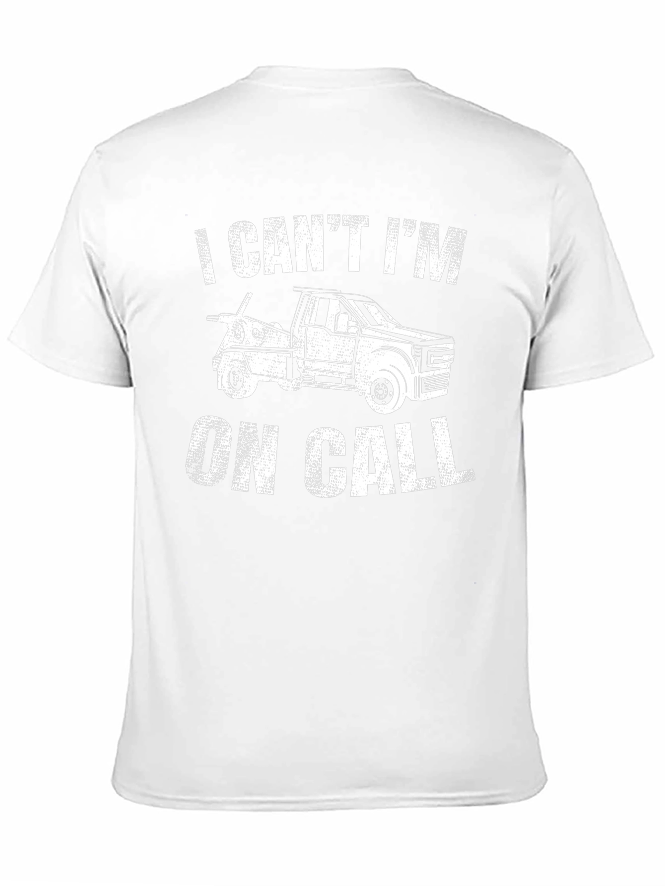 On Call Tow Truck Graphic Tee - Black