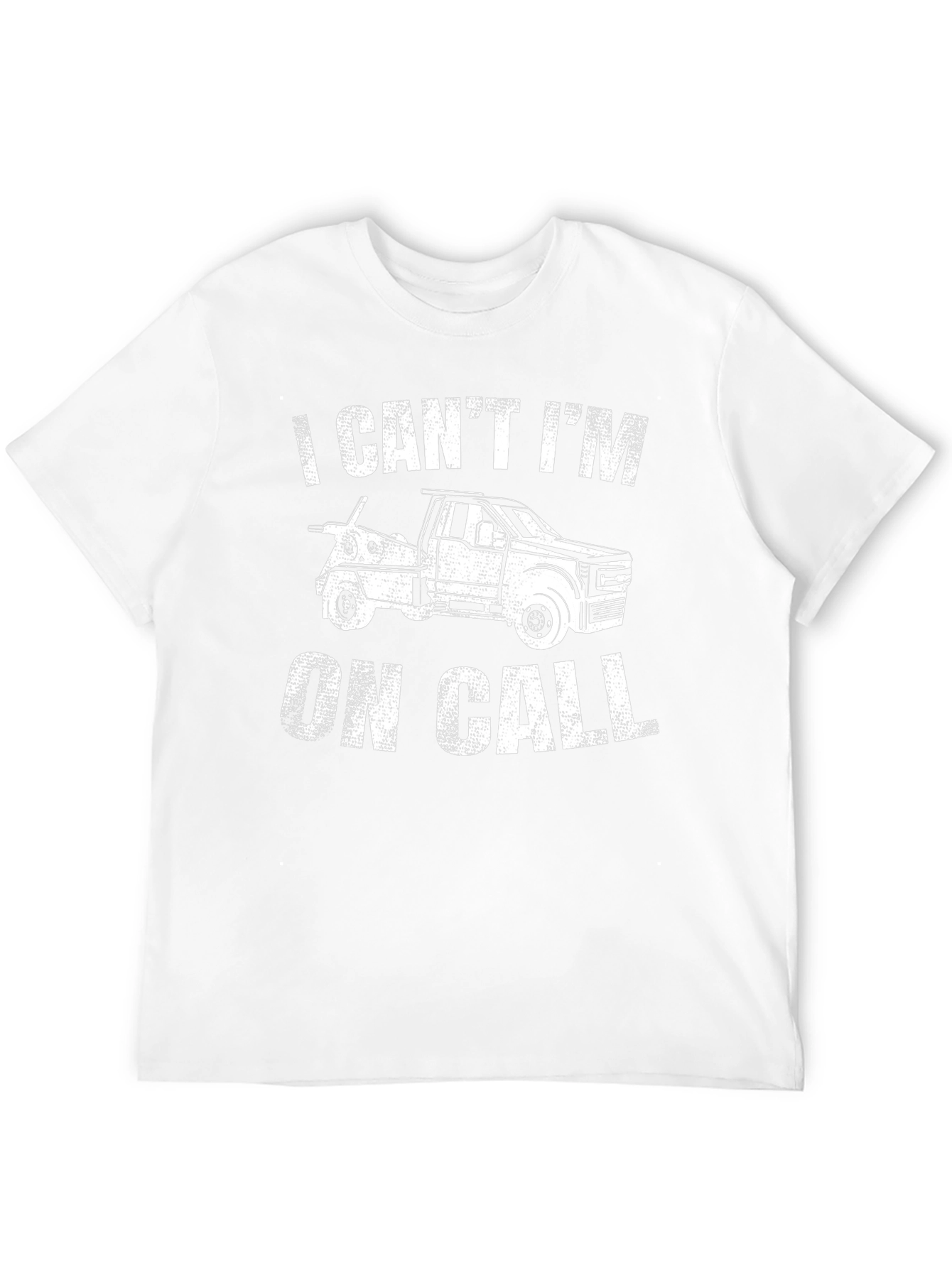 On Call Tow Truck Graphic Tee - Black