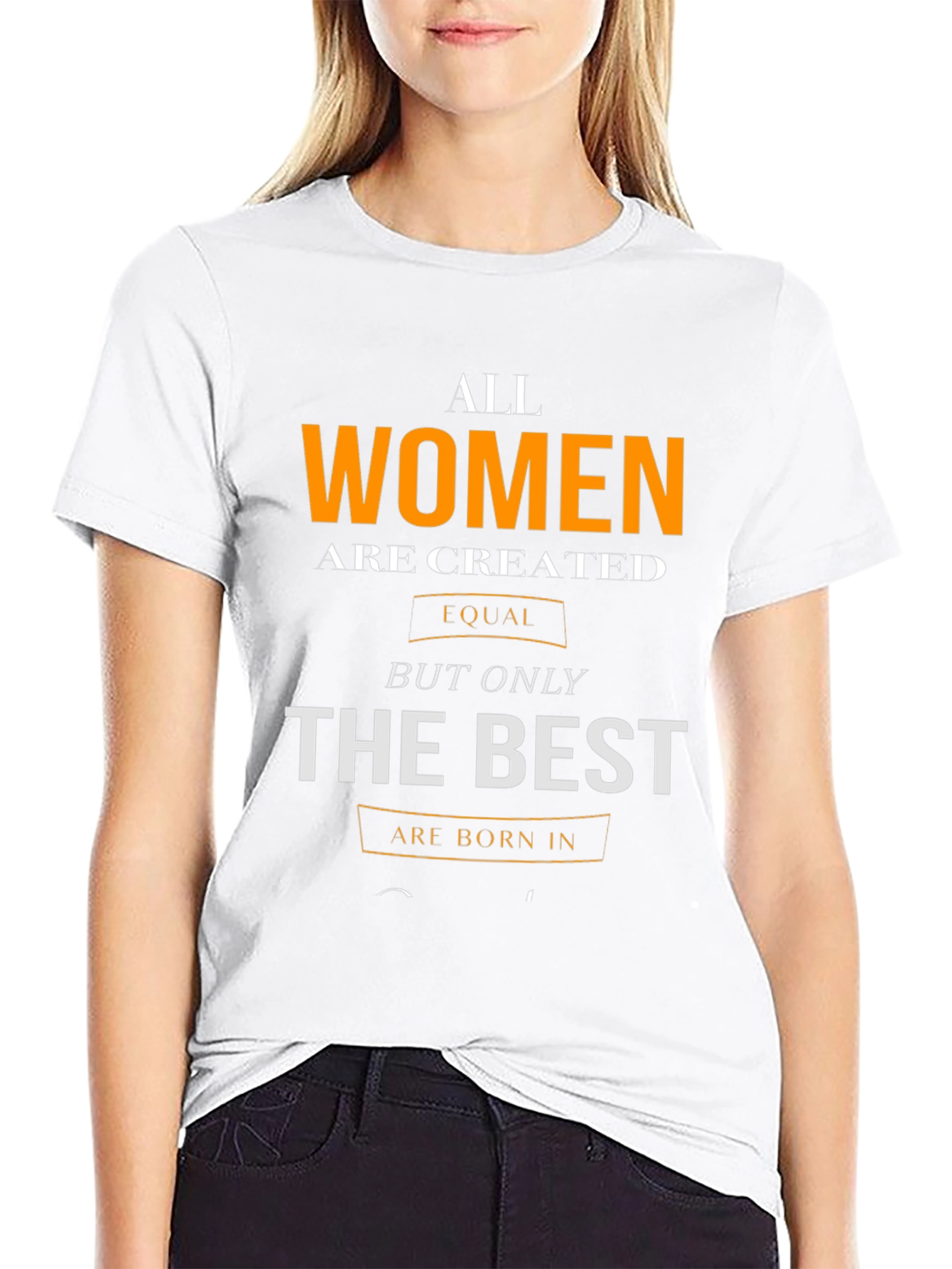 Womens Birthday T-Shirt - Born in [Month]