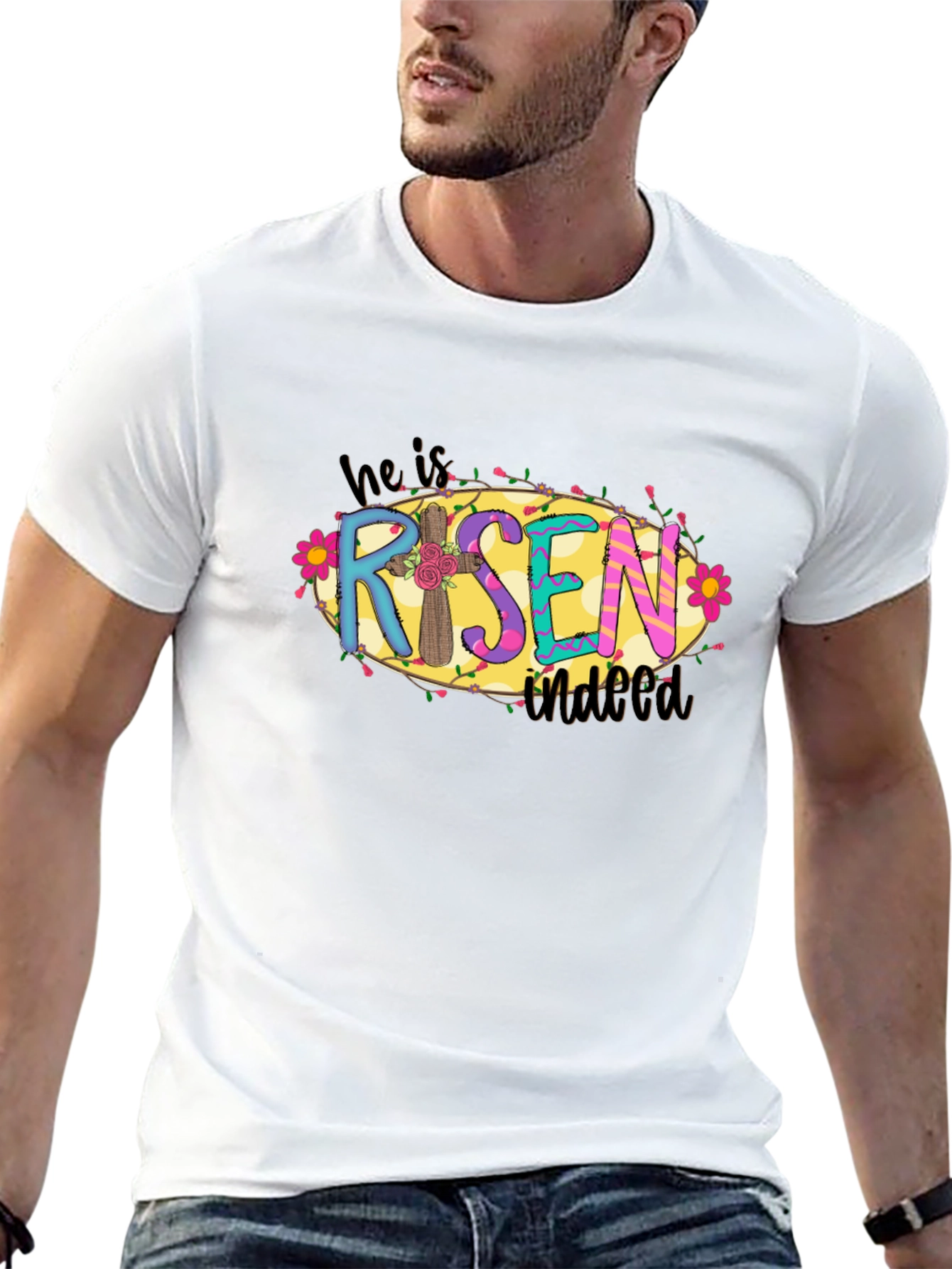 He is Risen Indeed Easter Graphic Tee