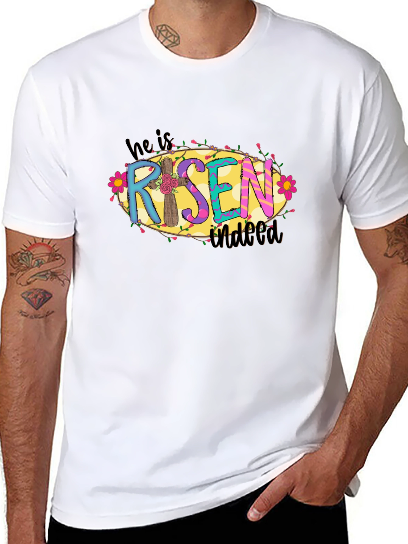 He is Risen Indeed Easter Graphic Tee