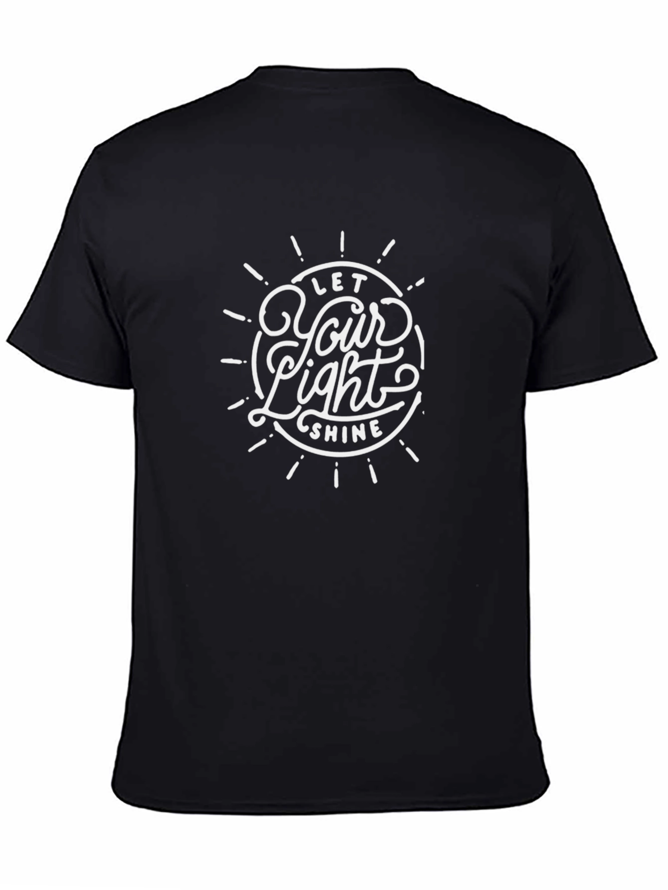 Let Your Light Shine Black T-Shirt