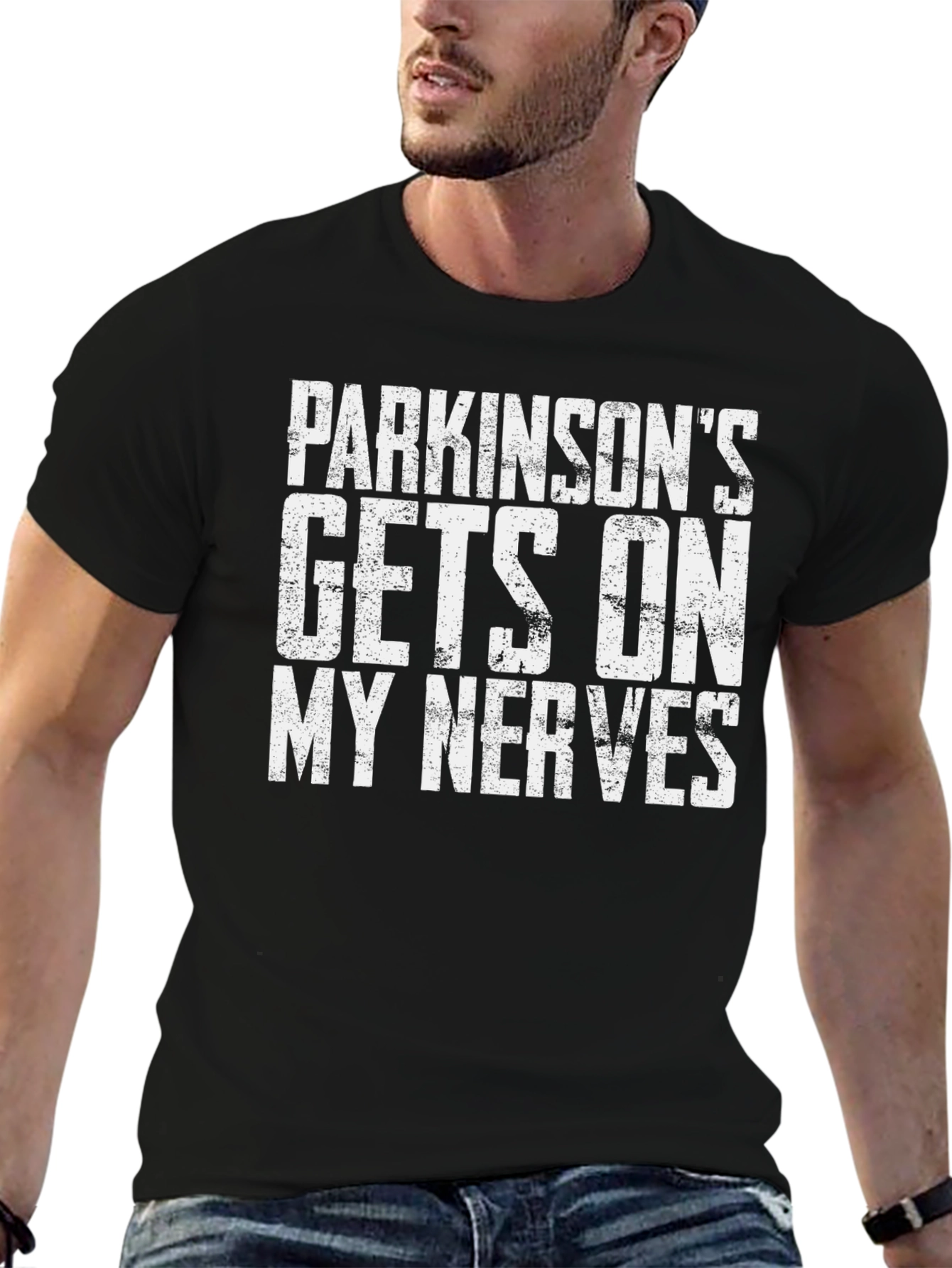 Parkinsons Gets On My Nerves Graphic Tee