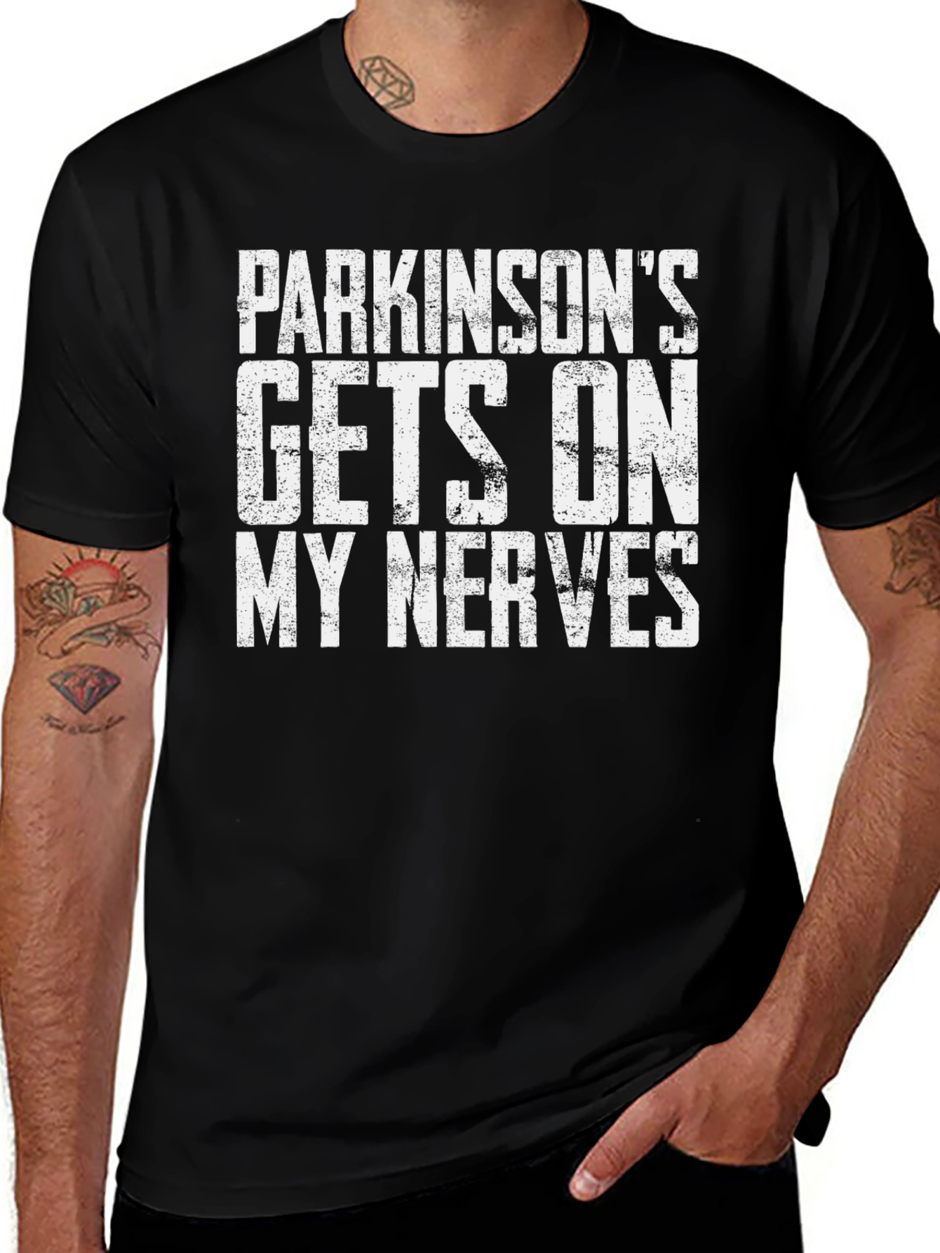 Parkinsons Gets On My Nerves Graphic Tee