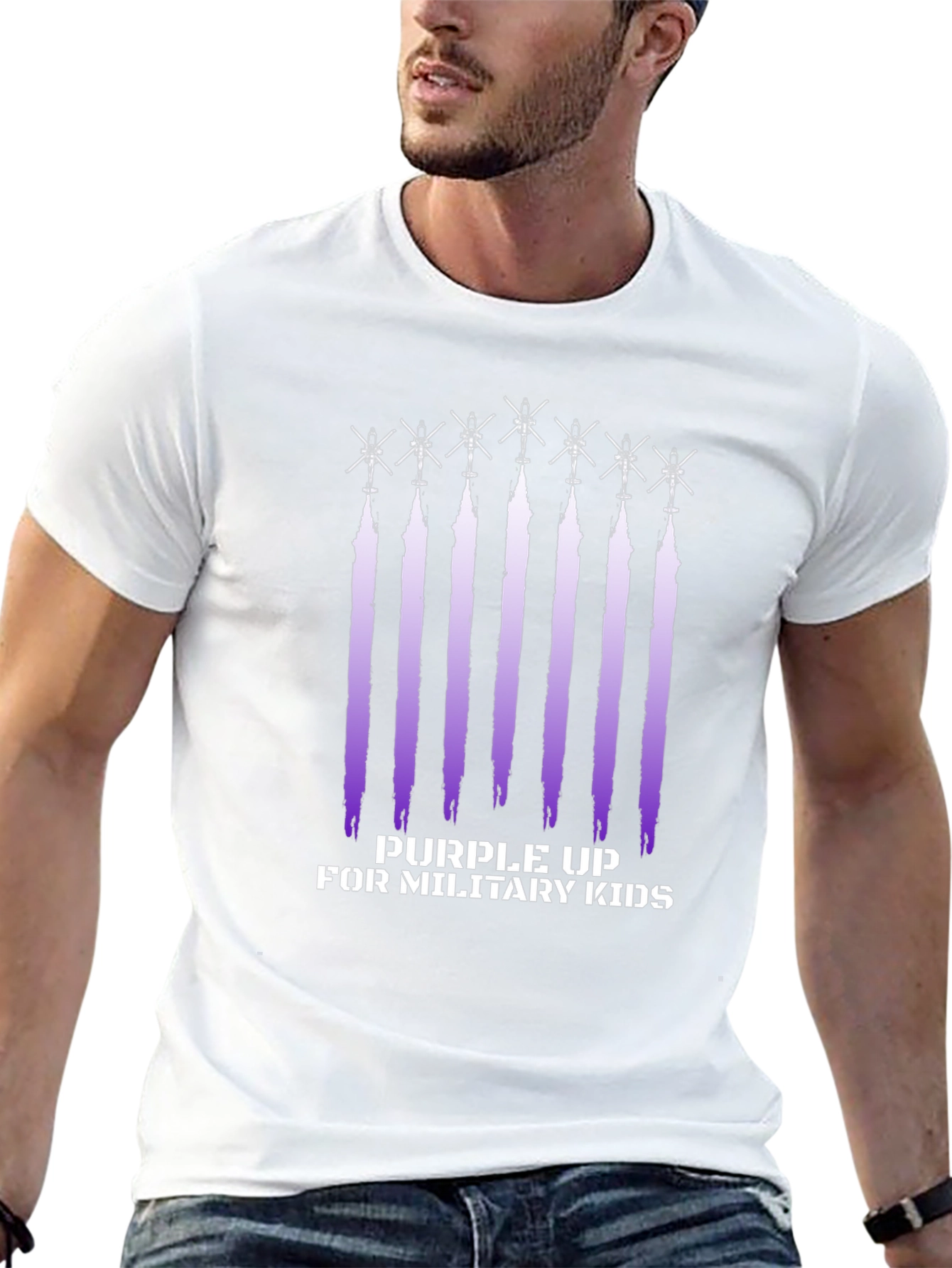 Purple Up Military Kids T-Shirt