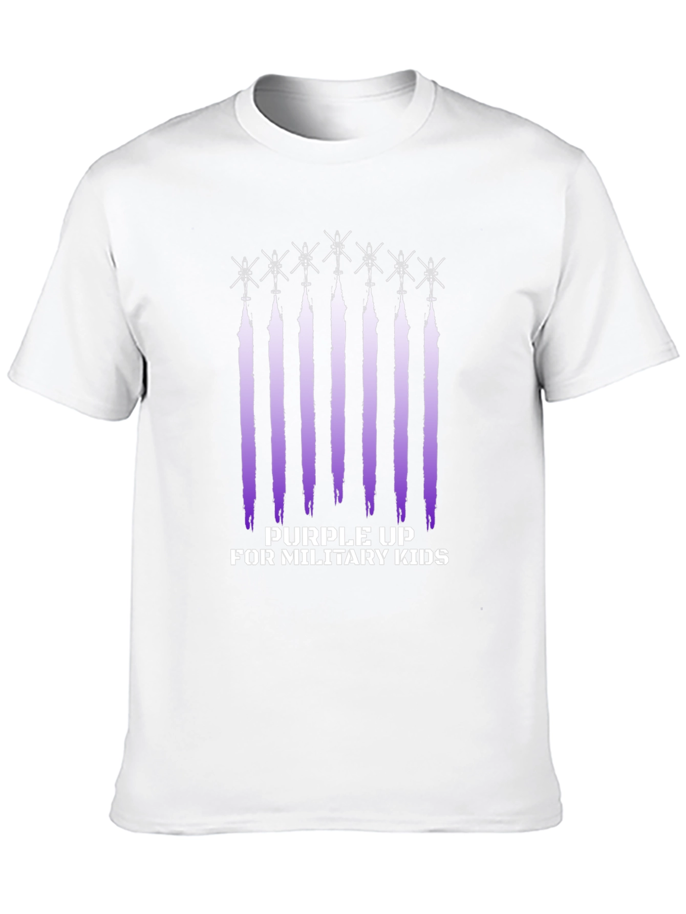 Purple Up Military Kids T-Shirt
