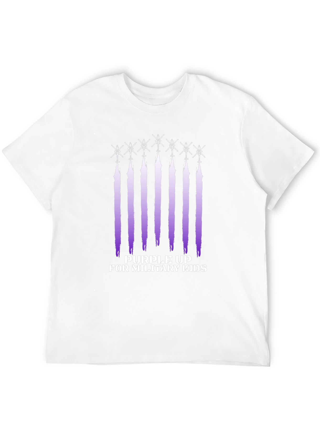 Purple Up Military Kids T-Shirt