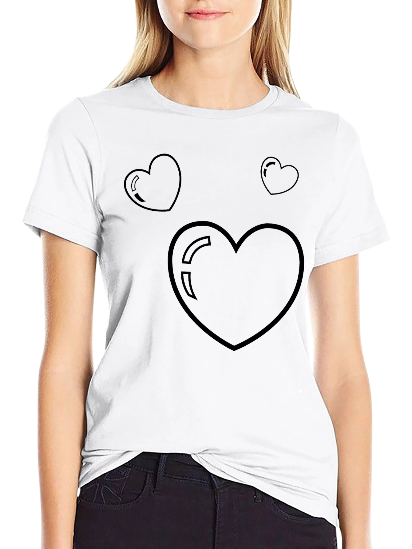 Heart Graphic Tee - Stylish Casual Wear