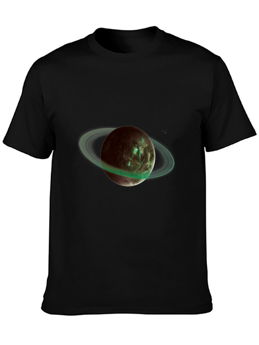 Planet Rings Graphic Tee - Cosmic Style