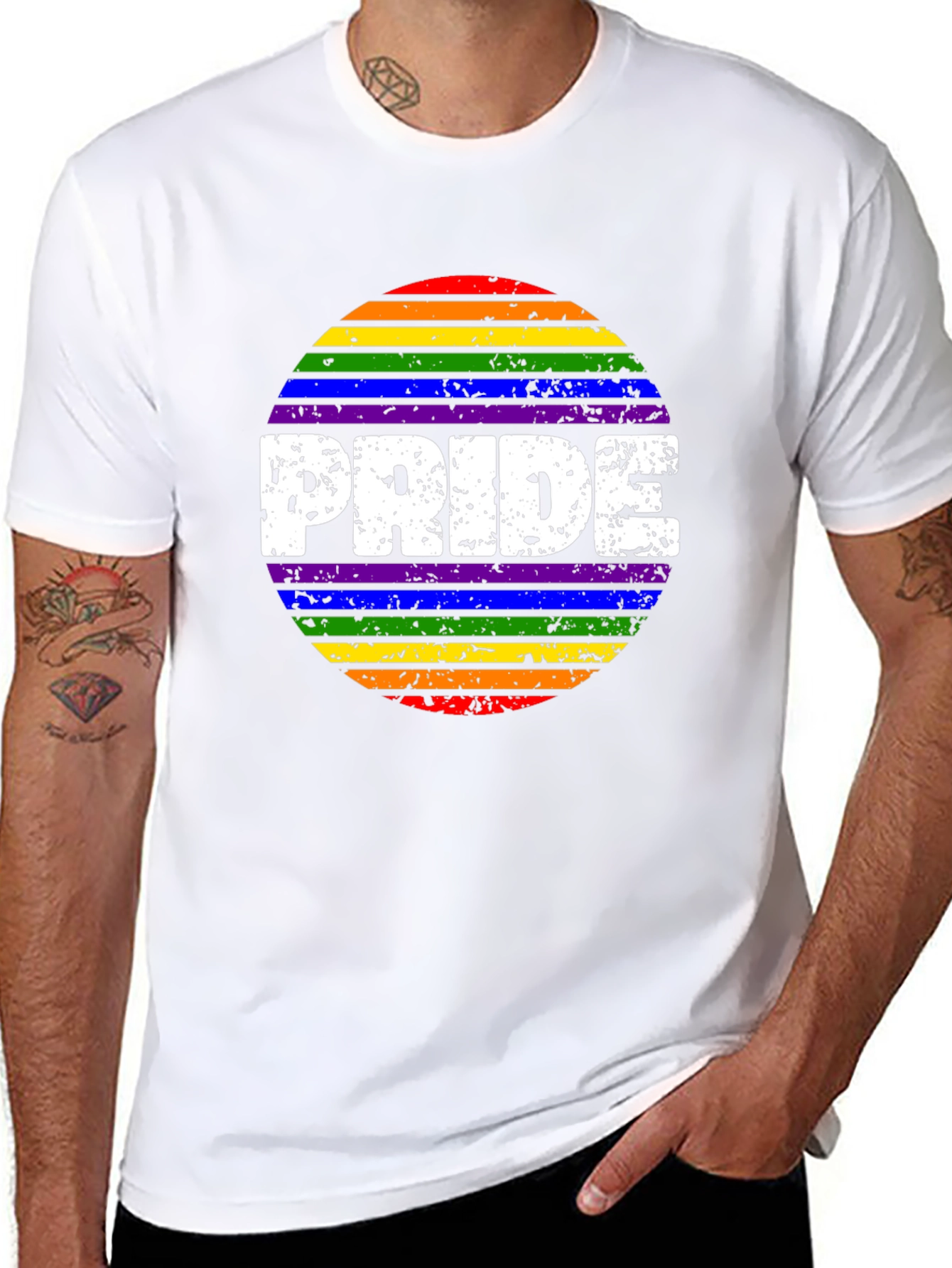 Pride Rainbow Graphic T-Shirt LGBTQ