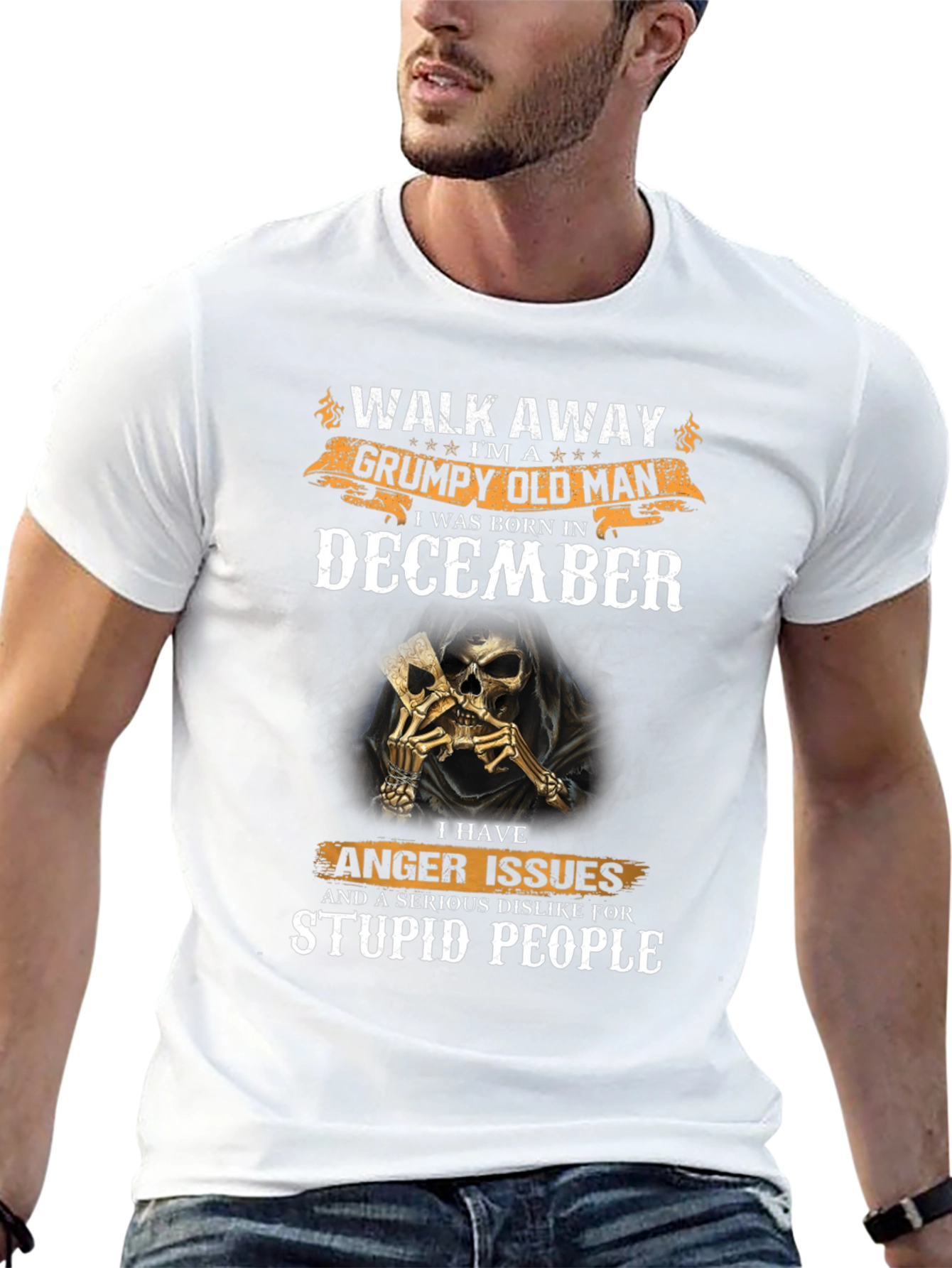 Grumpy Old Man December Birthday T-Shirt