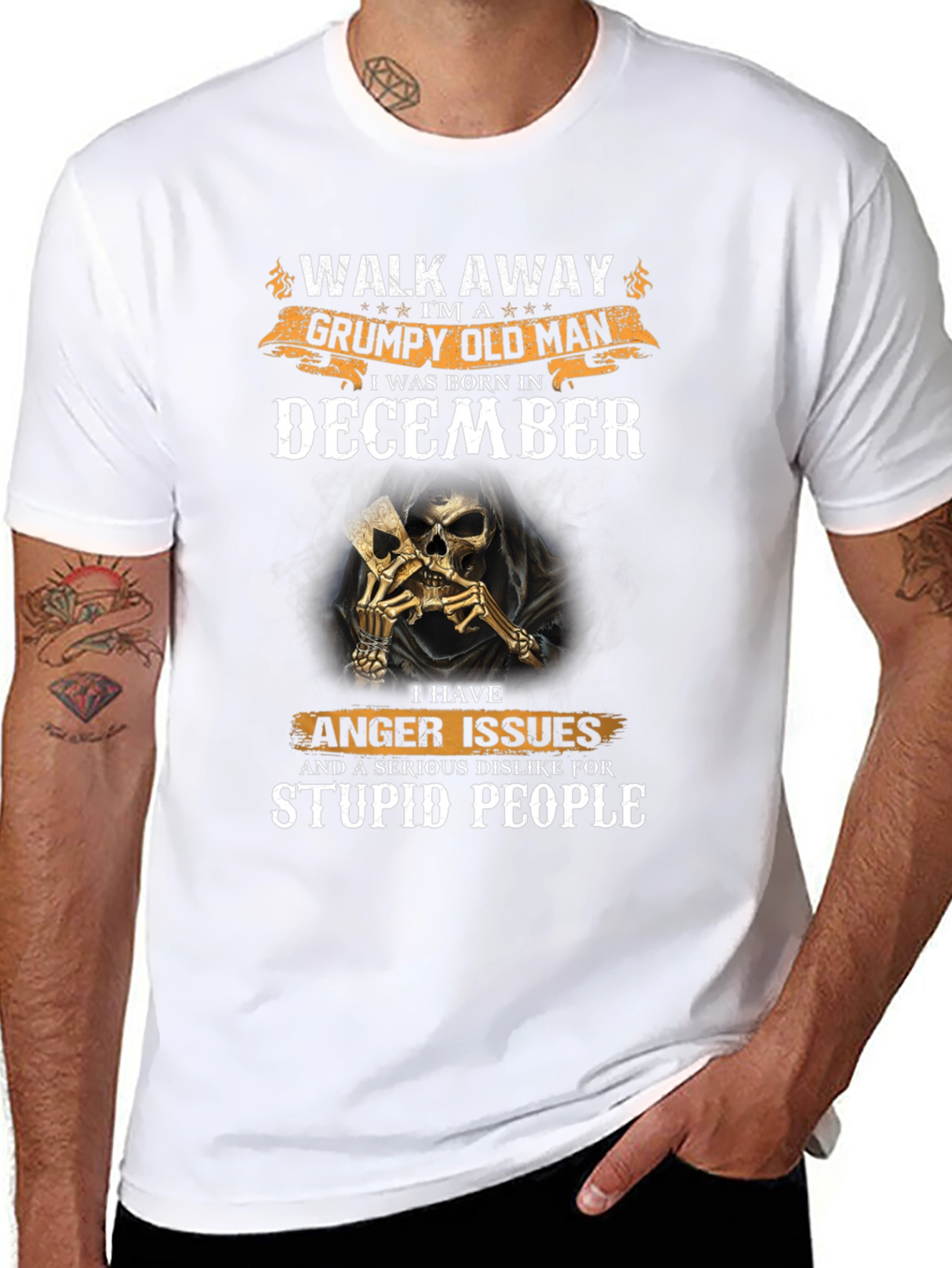 Grumpy Old Man December Birthday T-Shirt